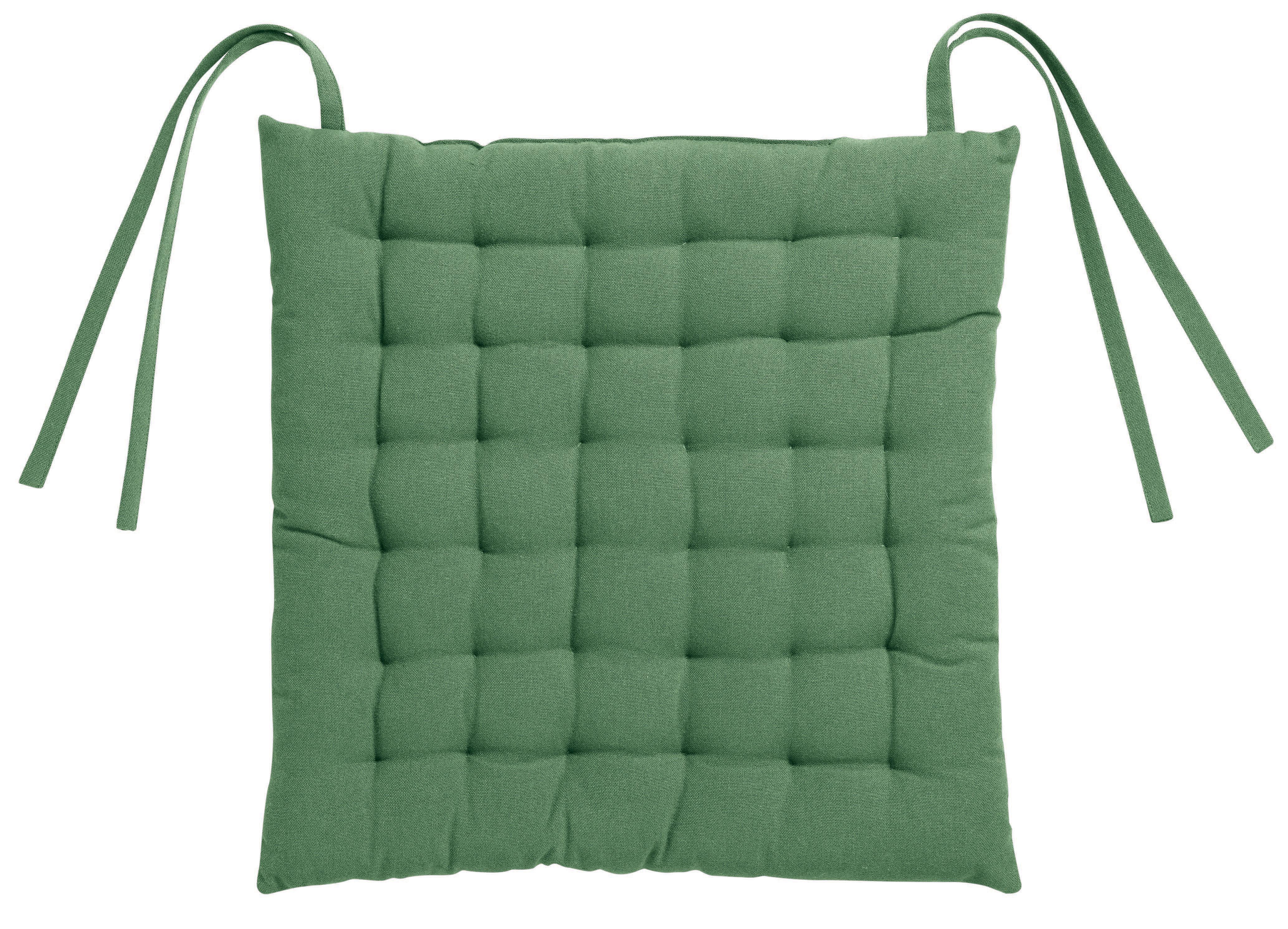 Galette de chaise 36 points Zea recycle Prairie 38 x 38 x 3 cm