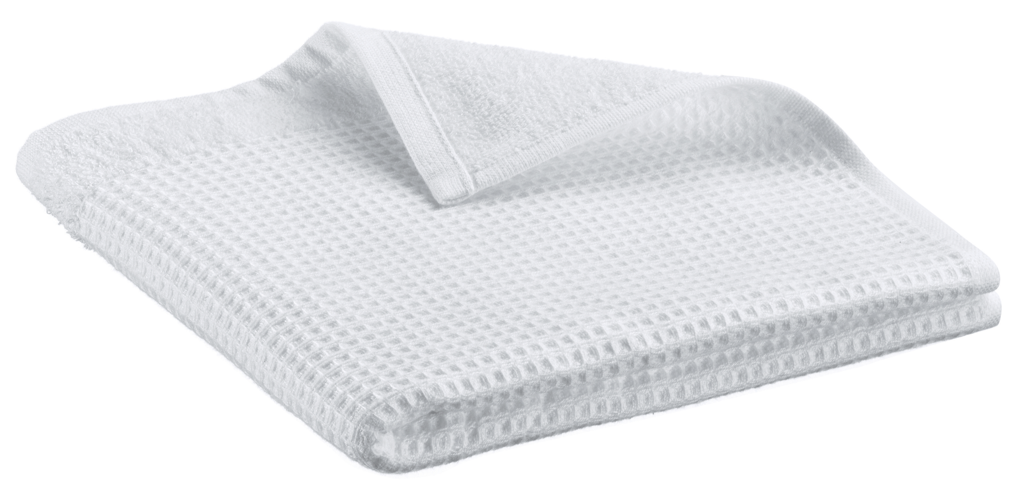 Drap de bain recycl Abby Blanc 90 x 150