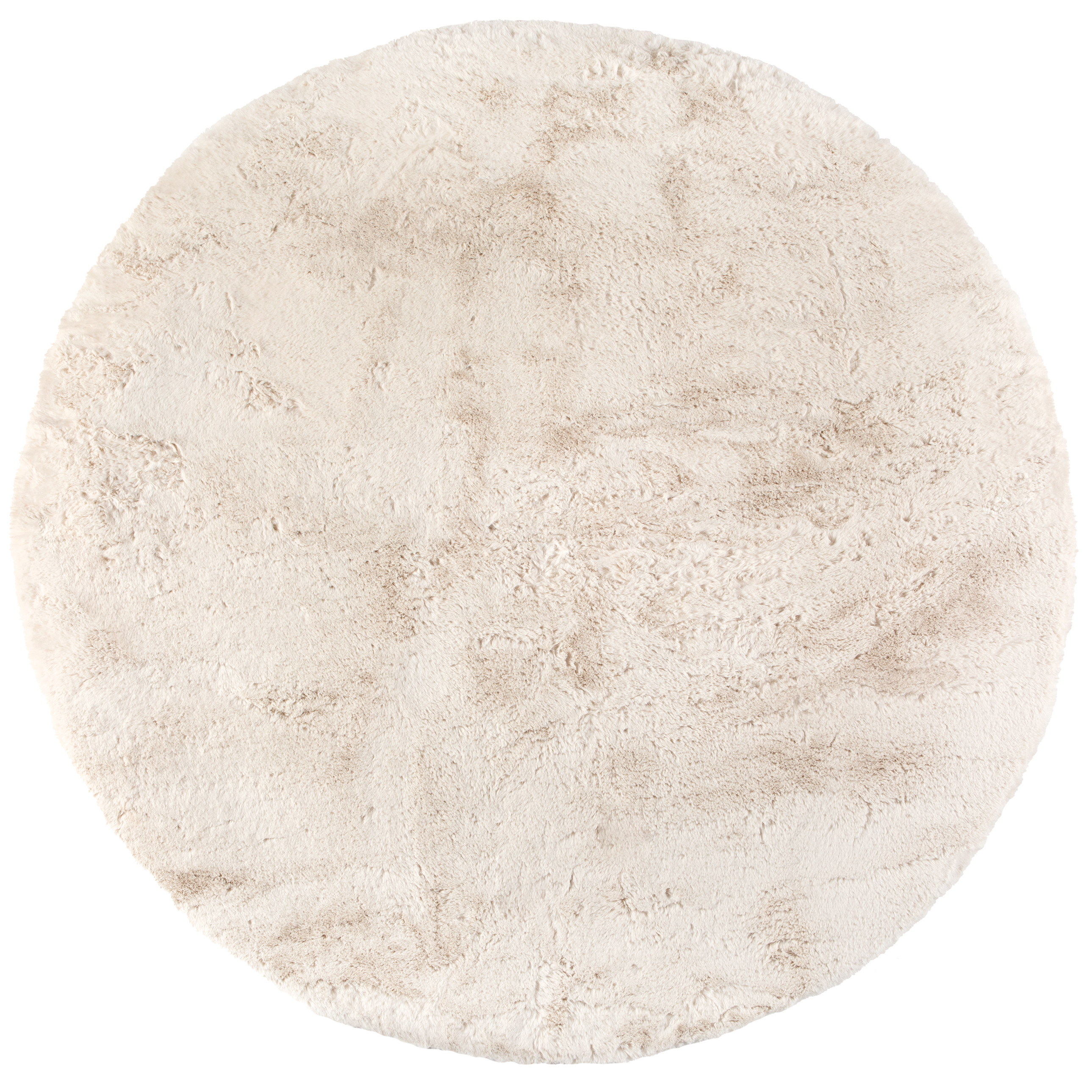 Tapis Eddy Ivoire diamtre 120 cm