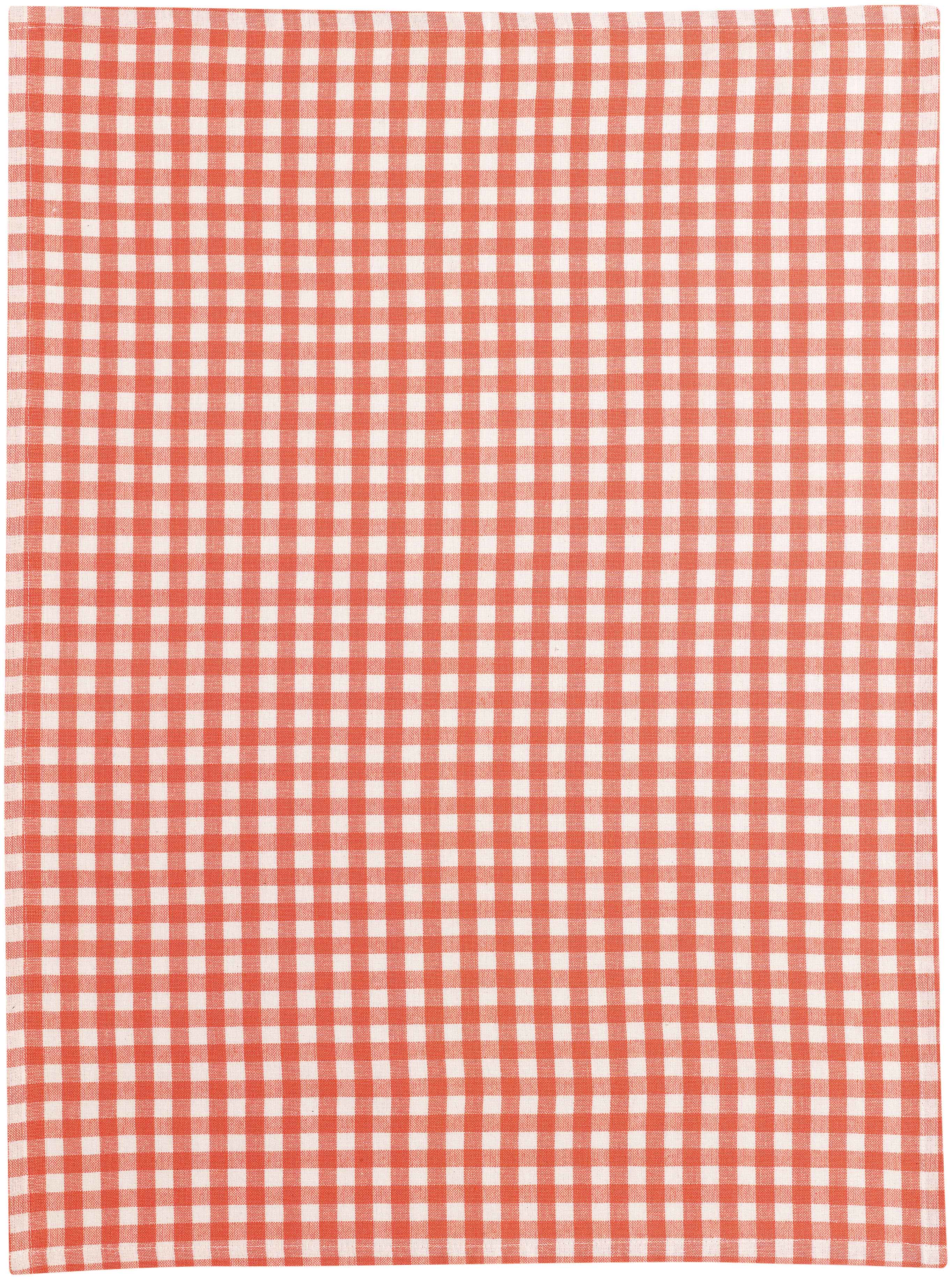 Torchon recycl Vichy Pche 50 x 70