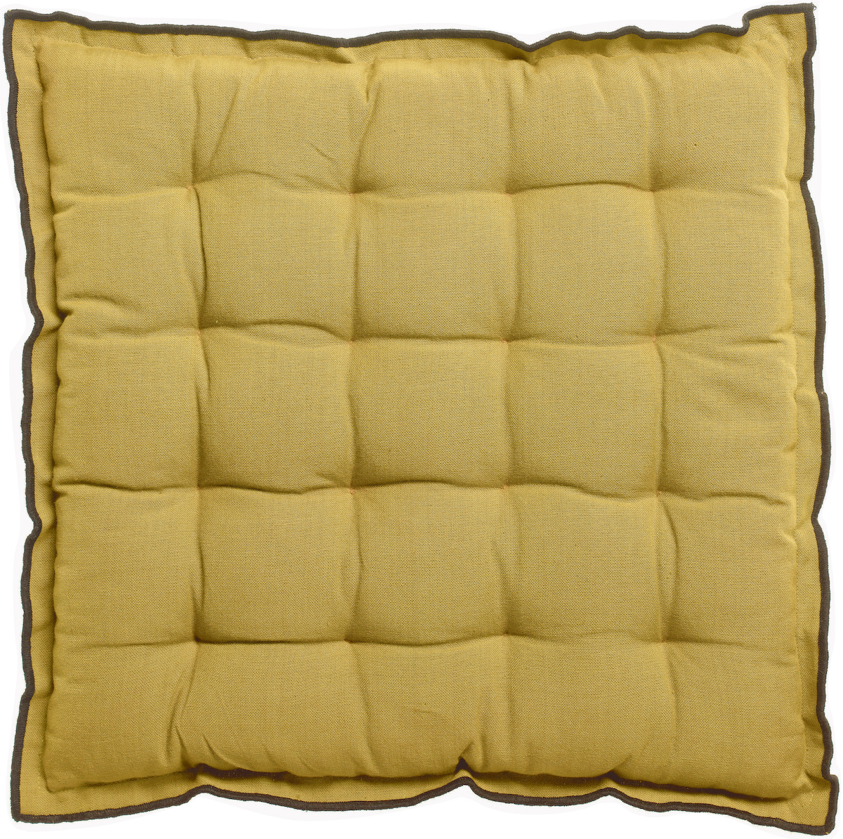 Galette de chaise Grace recycle Badiane 40 x 40 x 3 cm