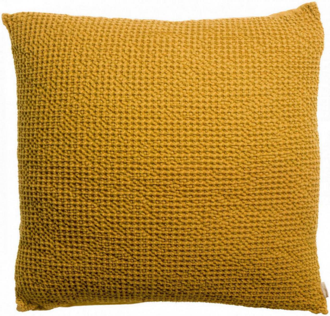 Coussin recycl Maia Safran 45 x 45