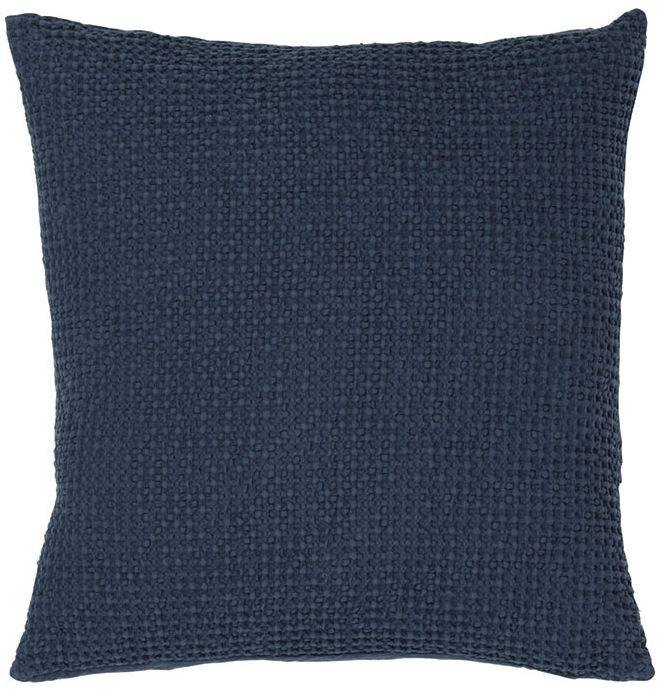 Coussin recycl Maia Navy 45 x 45