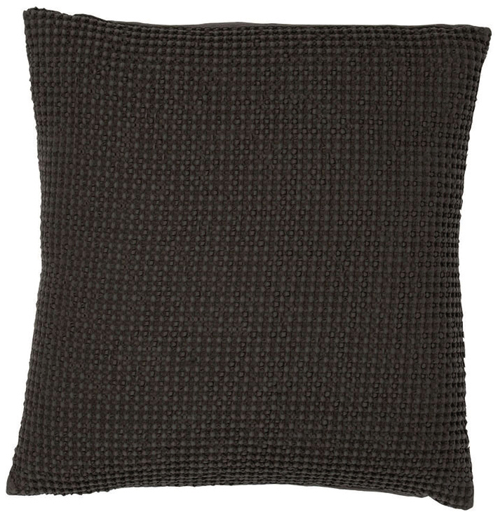 Coussin recycl Maia Carbone 45 x 45