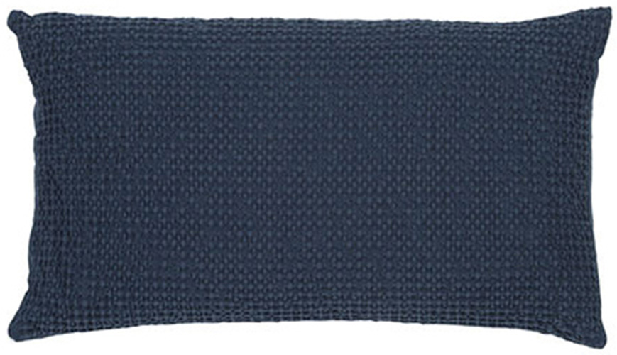 Coussin recycl Maia Navy 30 x 50