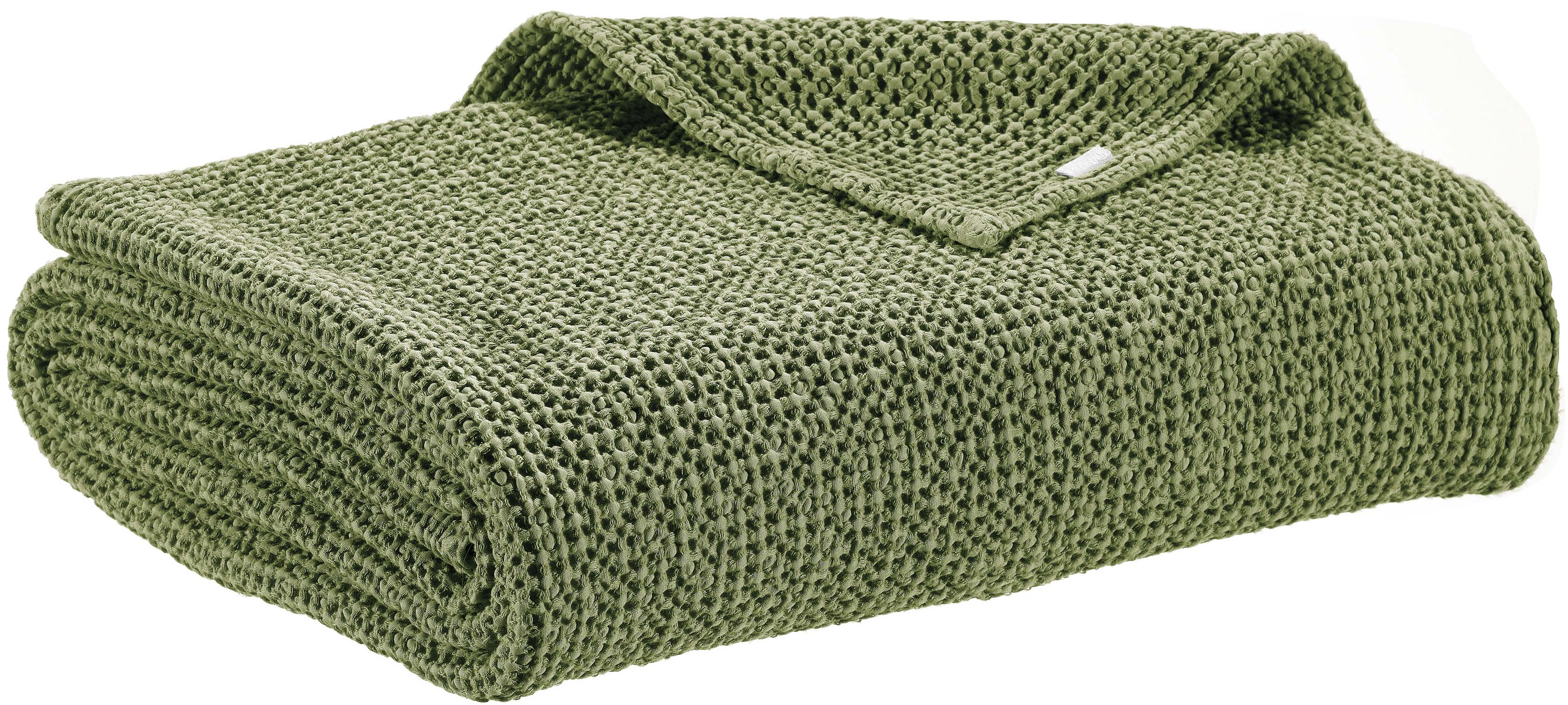 Jet de lit recycl Maia Eucalyptus 260 x 260
