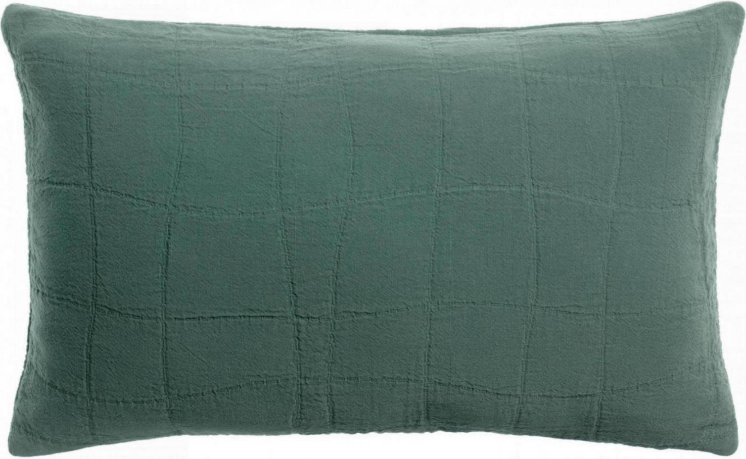 Coussin recycl Titou Vert de gris 30 x 50