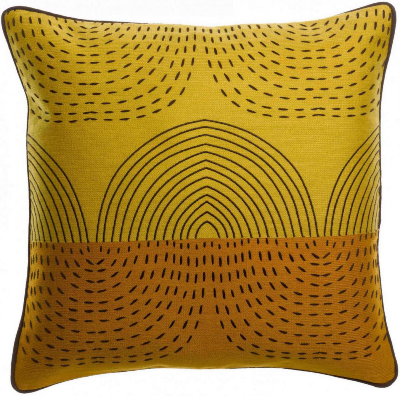 Coussin brod Etna Mirabelle 45 x 45