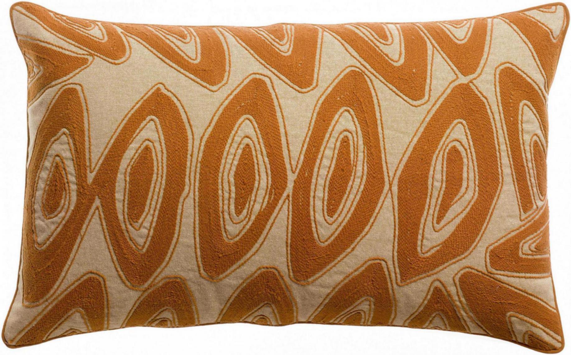 Coussin brod Leya Cuivre 40 x 65
