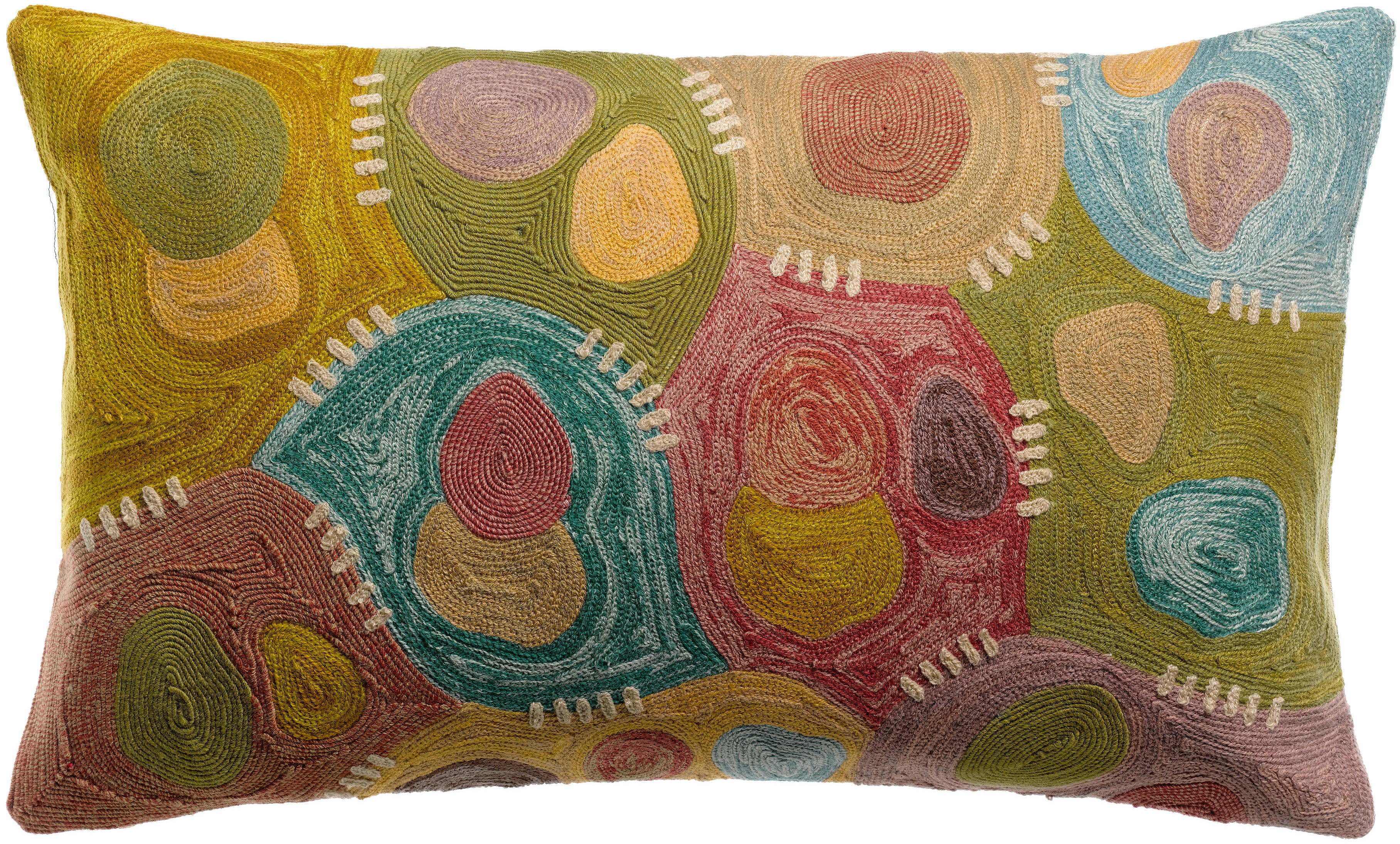 Coussin brod Nestor Mineral 30 x 50