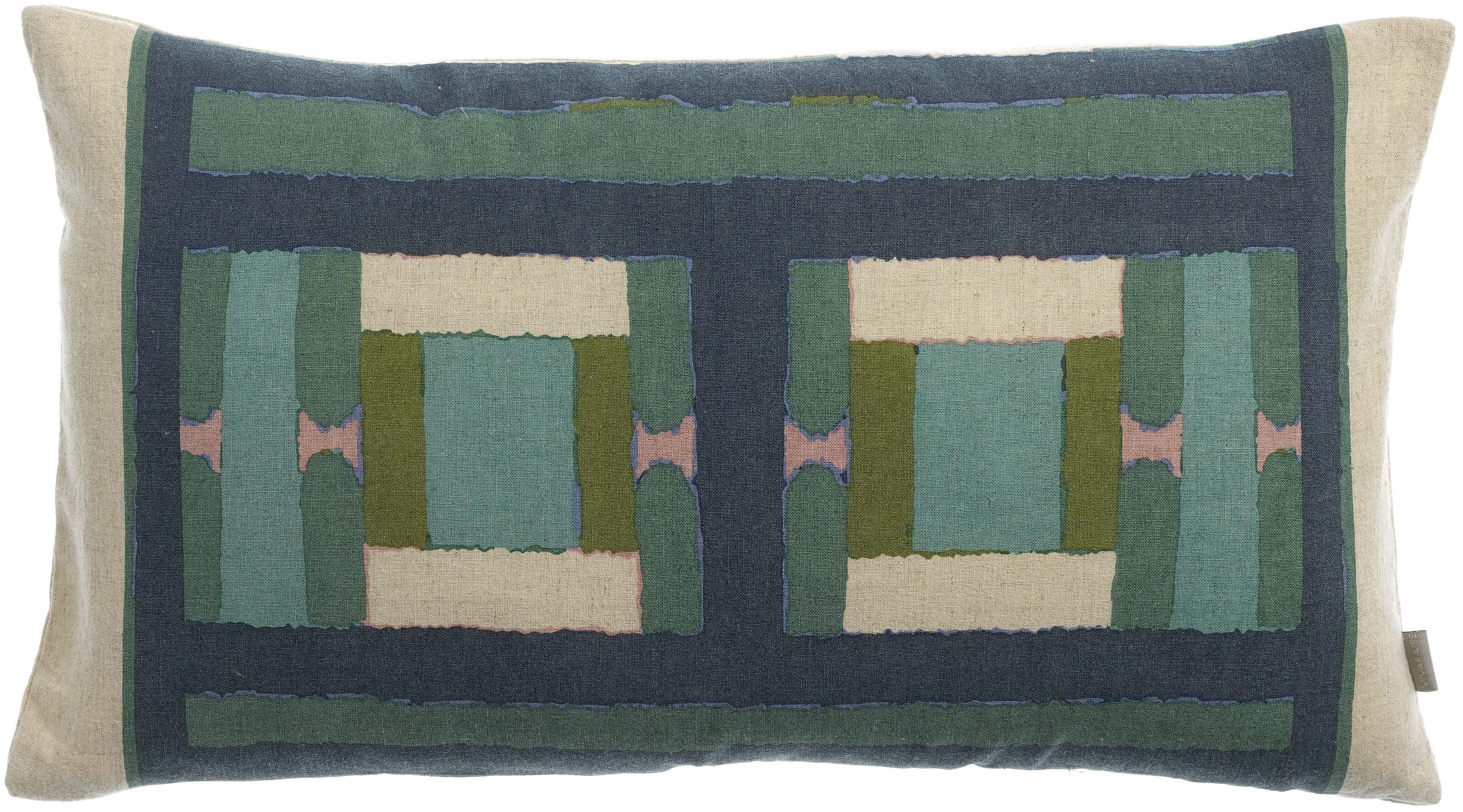Coussin imprim Taho Vert de gris 30 x 50