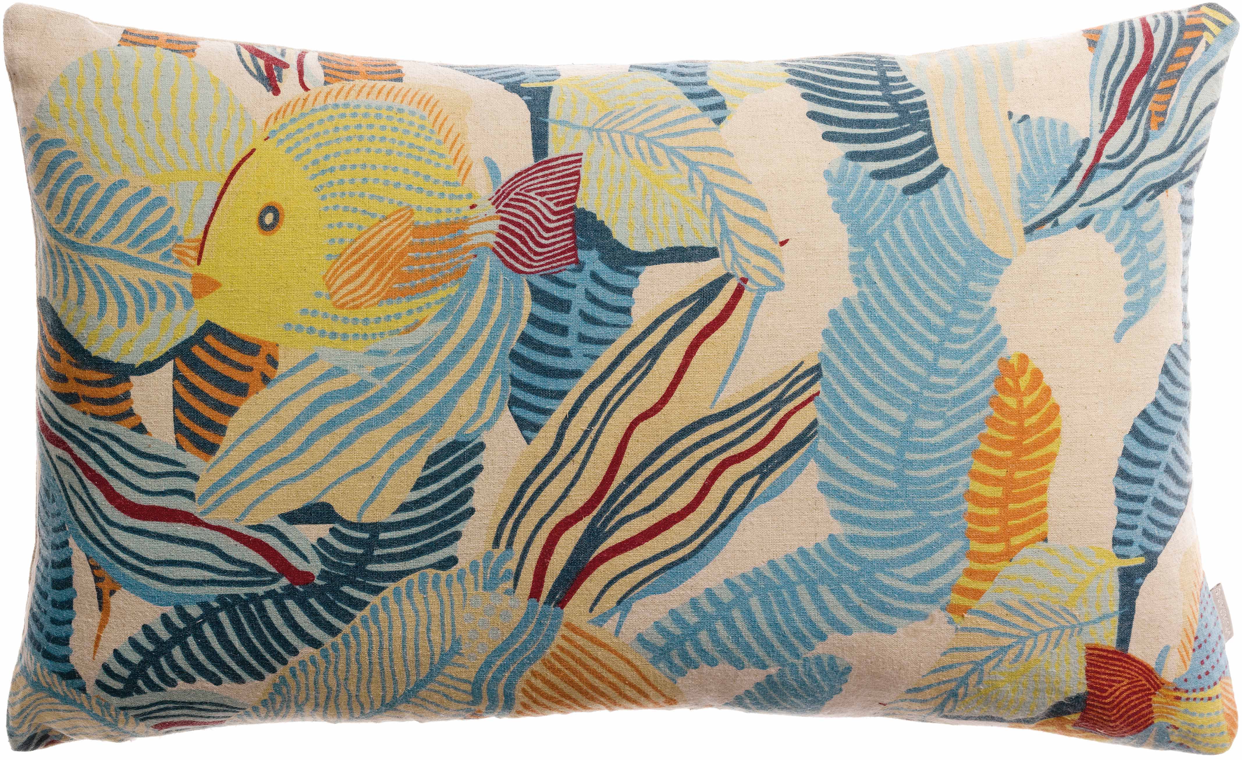 Coussin imprim Dori Lagon 30 x 50