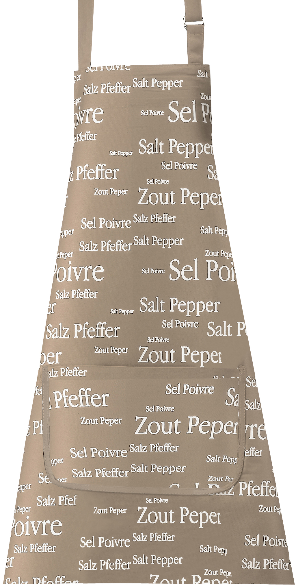 Tablier de cuisine Sel & Poivre Ficelle 80 X 85