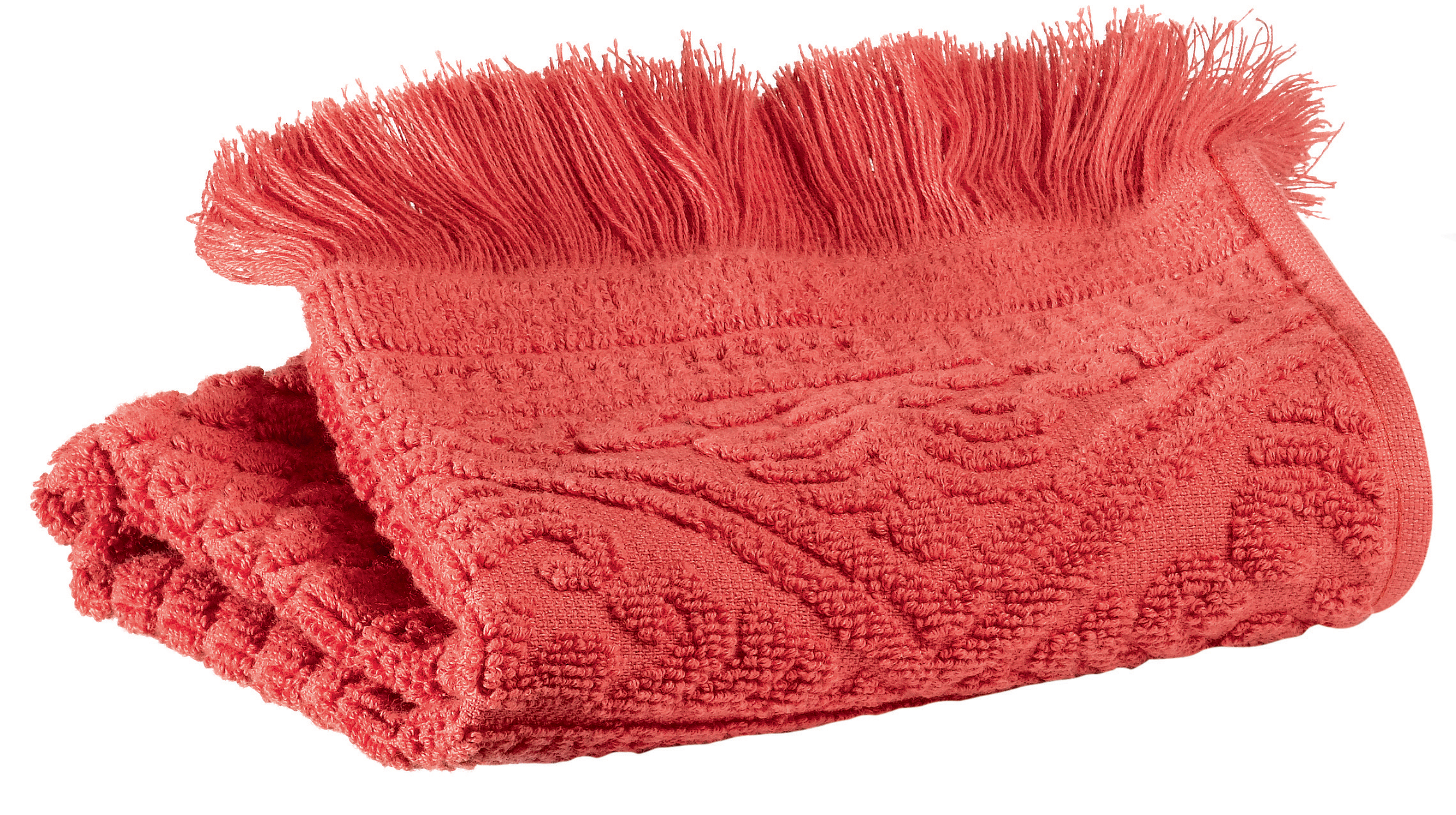 Serviette invit uni Zo Brique 30 x 50