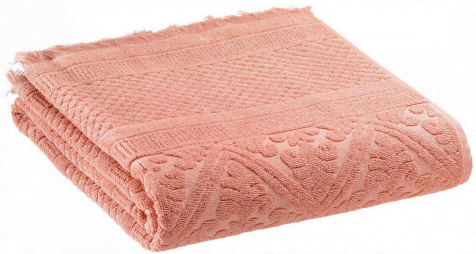 Drap de douche uni Zoe Argile 70 x 140