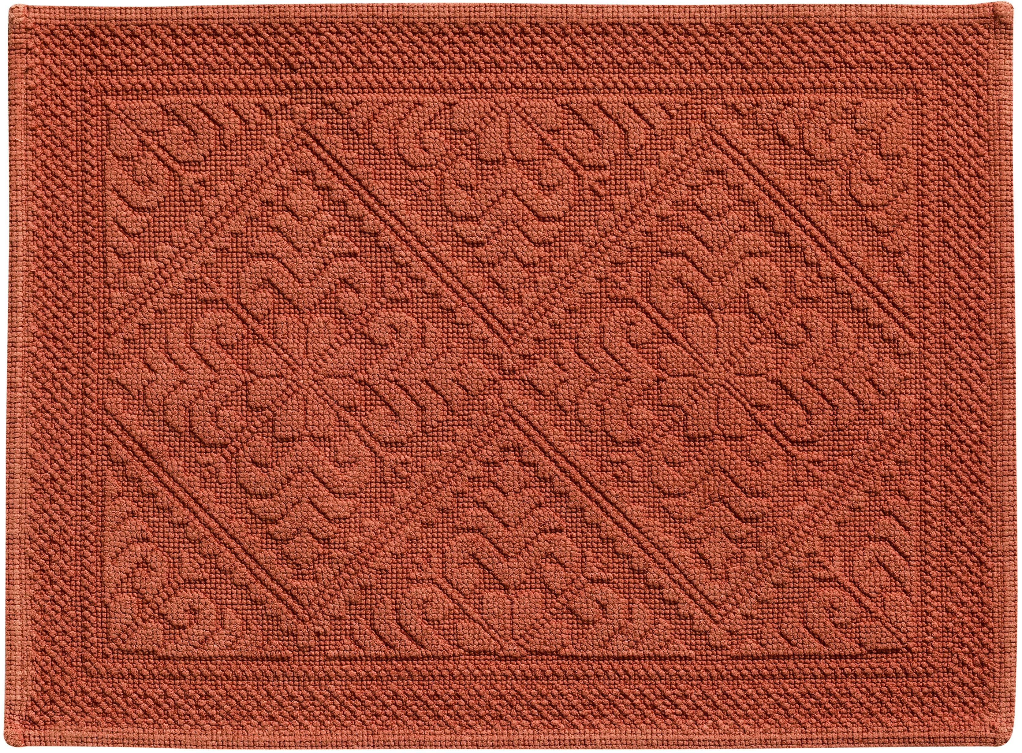 Tapis de bain uni Enzo Sienne 54 x 64