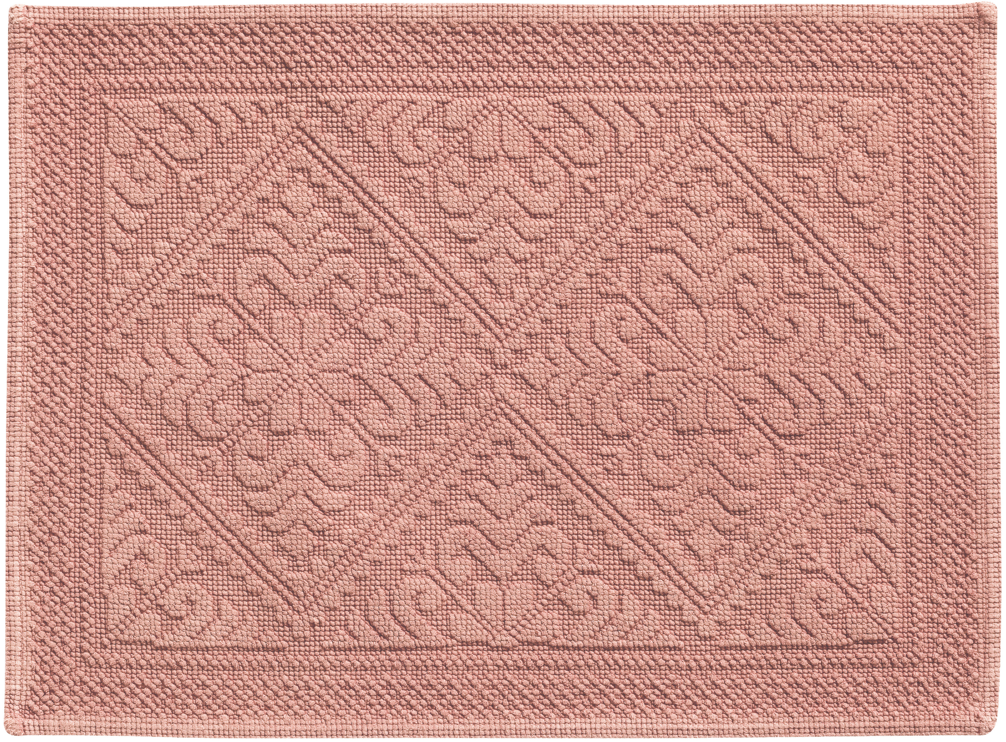 Tapis de bain uni Enzo Argile 54 x 64