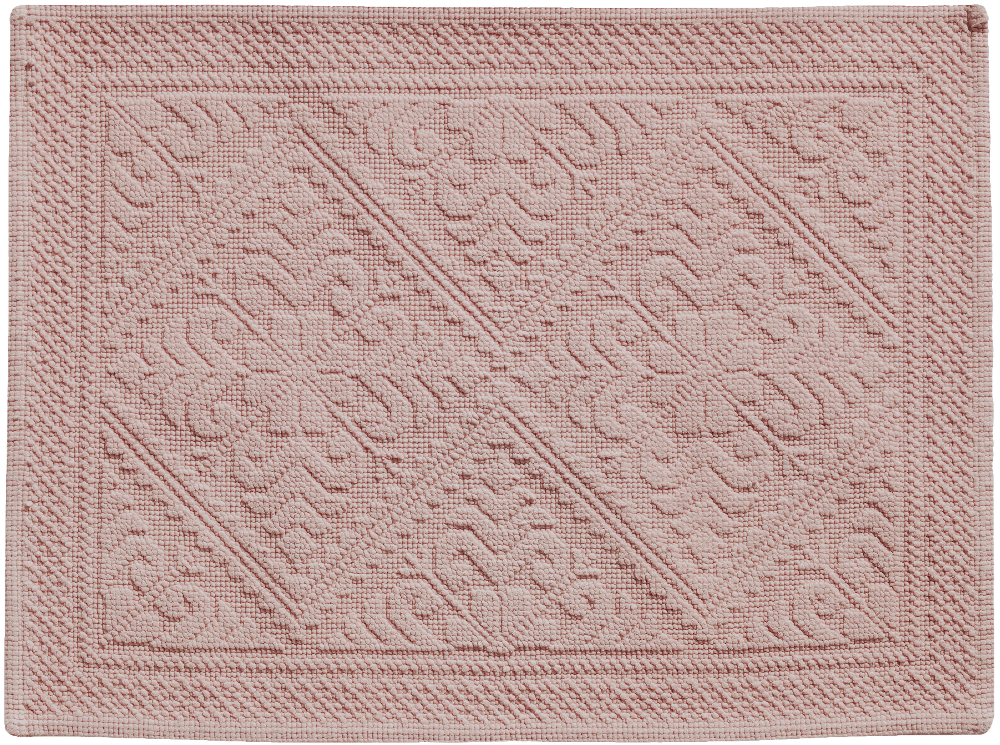 Tapis de bain uni Enzo Aubepine 54 x 64