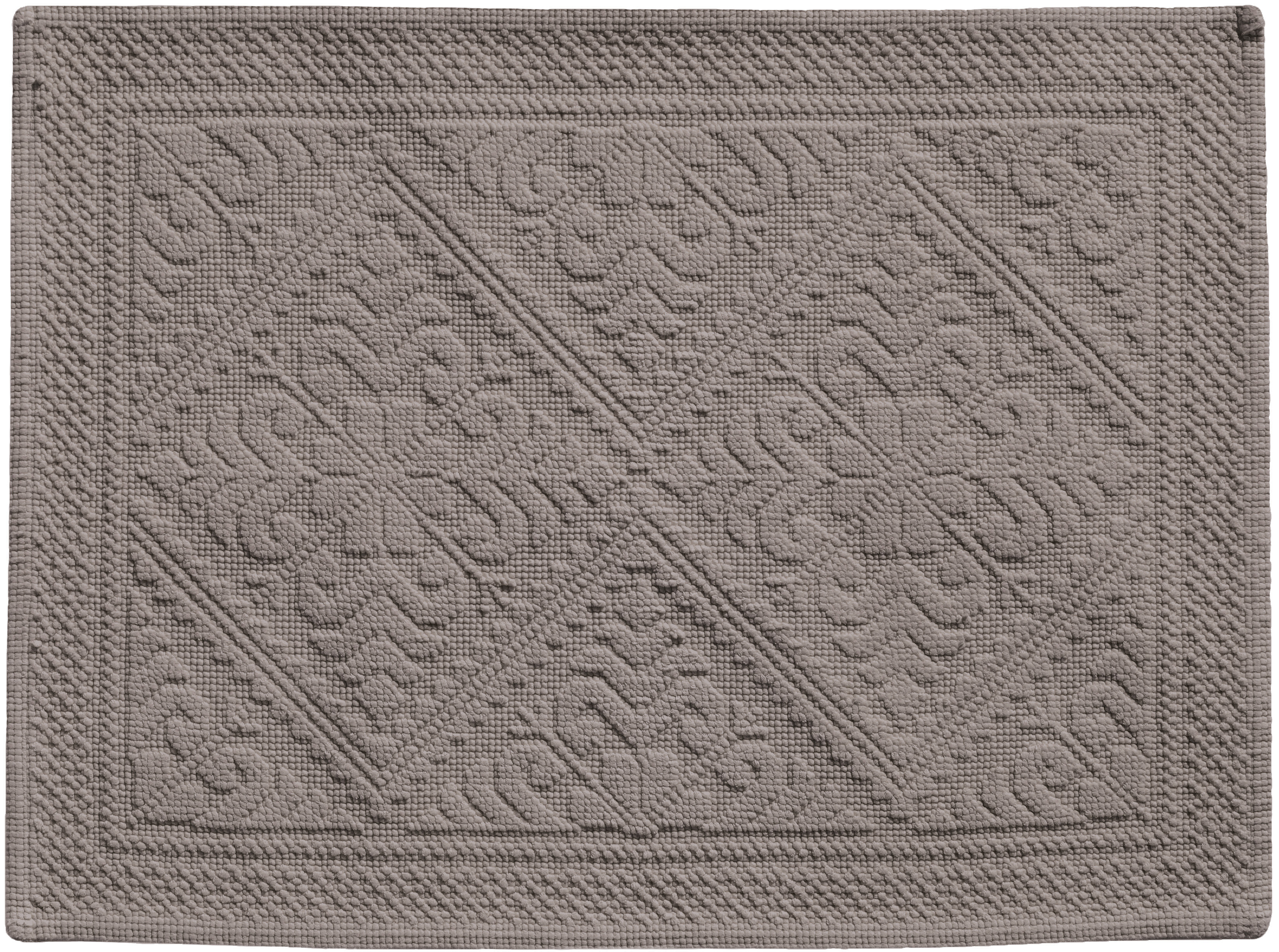 Tapis de bain uni Enzo Chamois 54 x 64