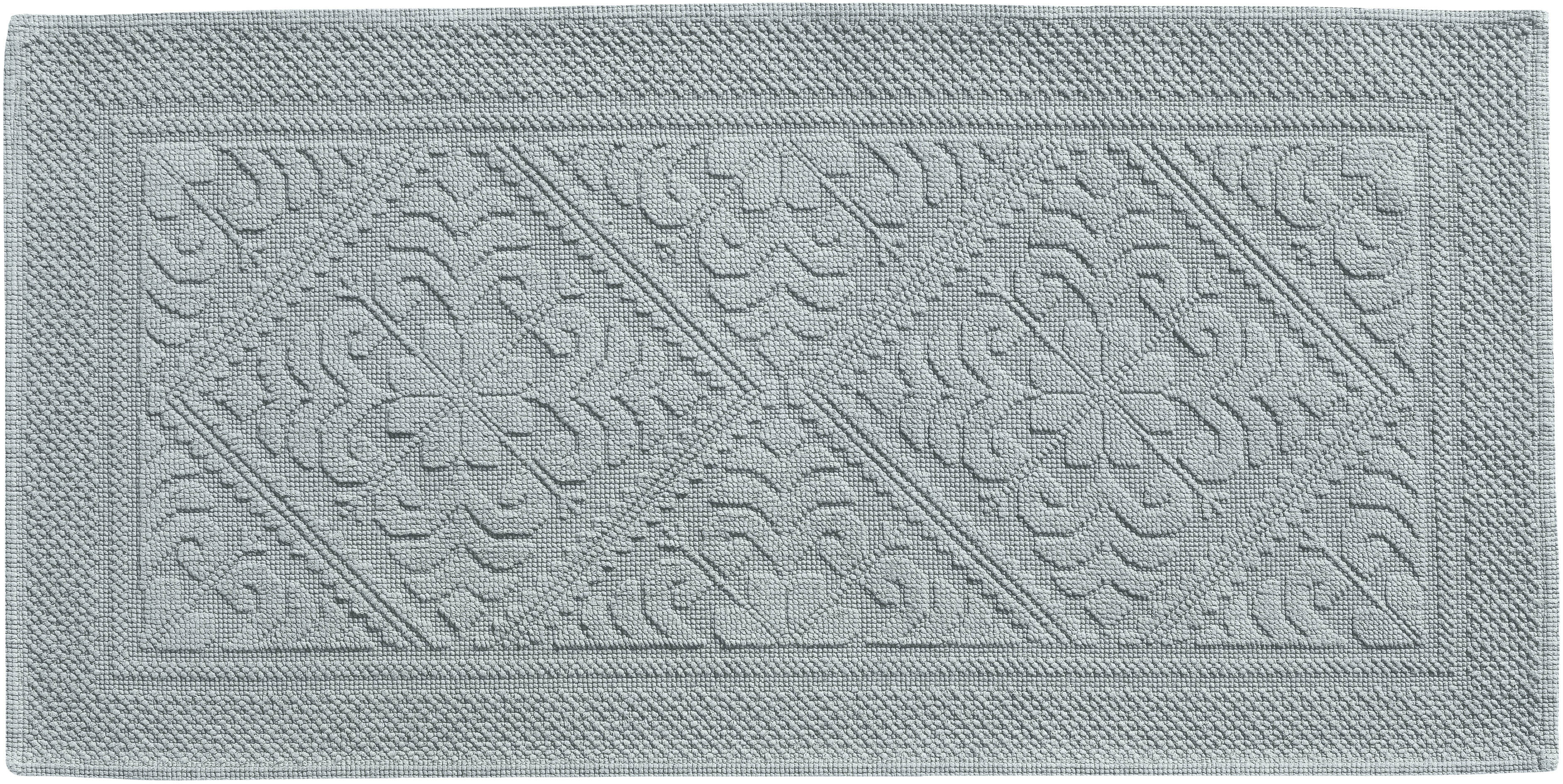 Tapis de bain uni Enzo Jade 54 x 110