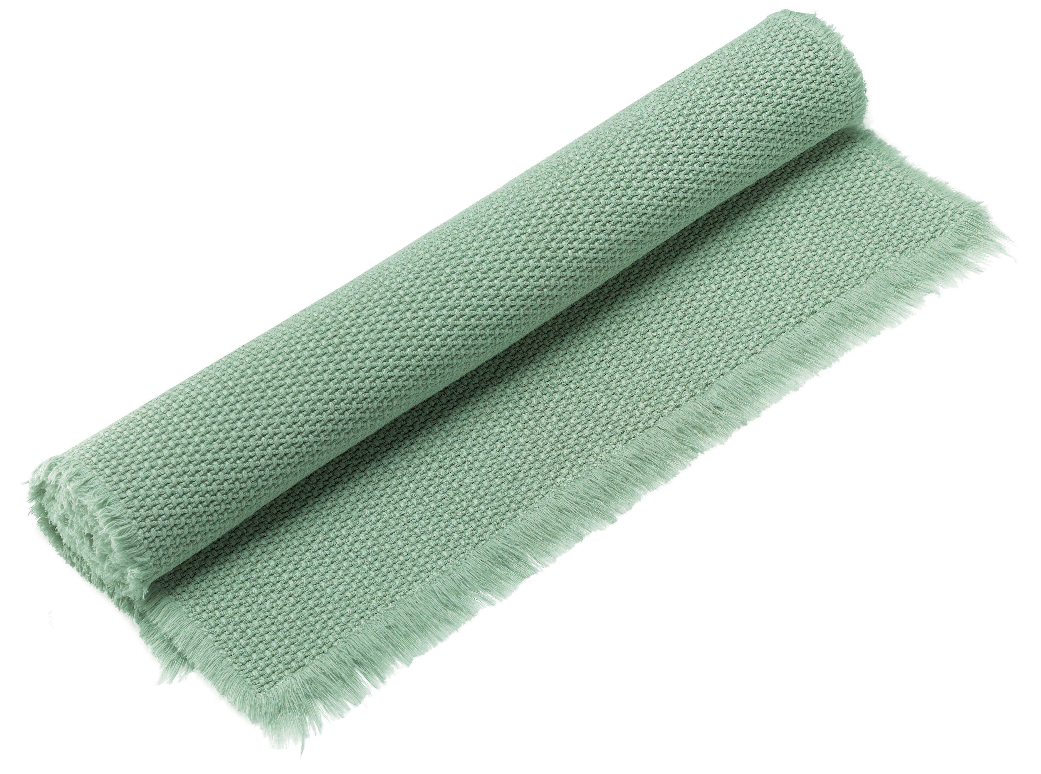 Tapis de bain uni Elly Opaline 54 x 110