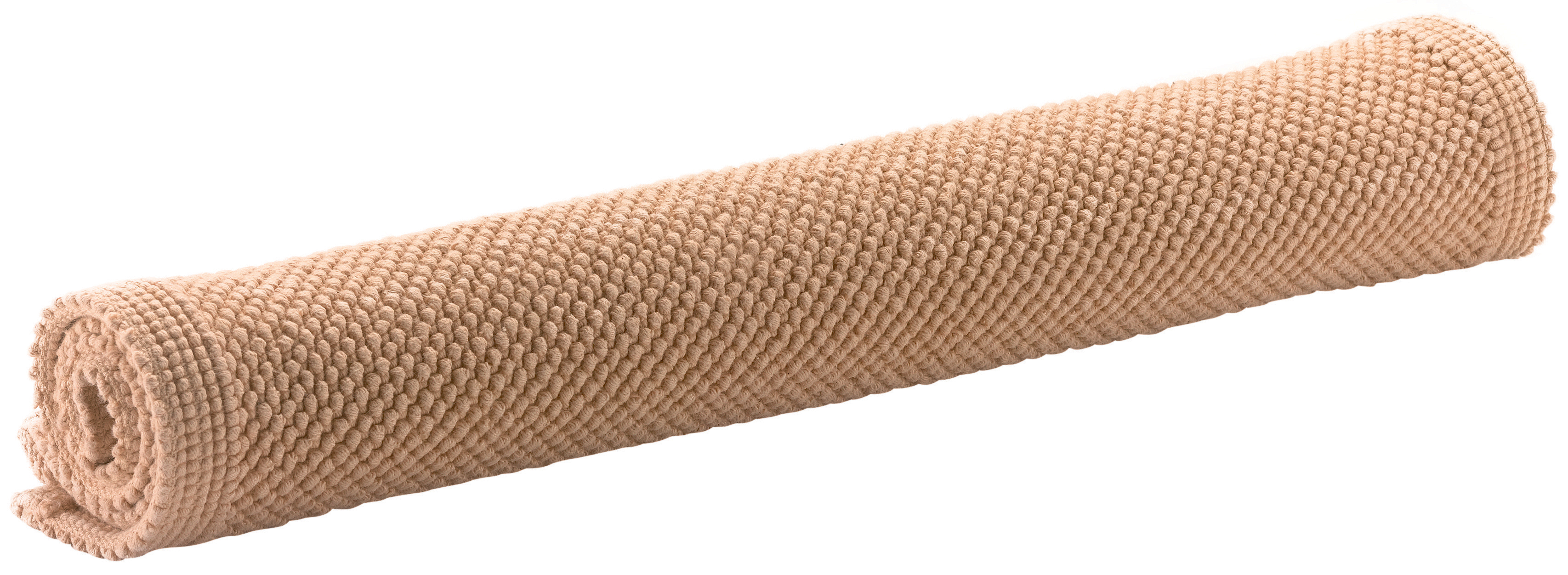 Tapis de bain uni Etia Latte 54 x 64