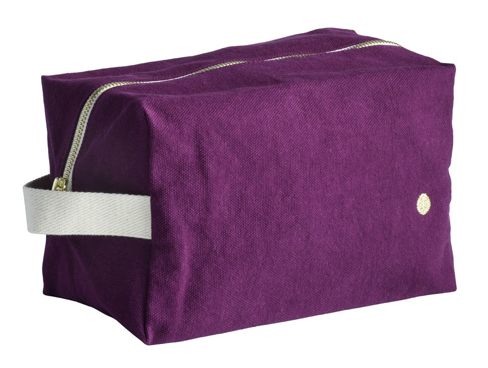 Trousse cube Iona Purple rain L 14 x 22 x 11