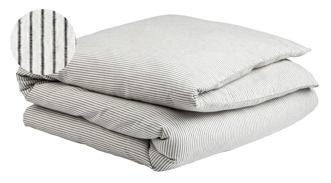 Housse de couette Lonie Caviar 200 x 140