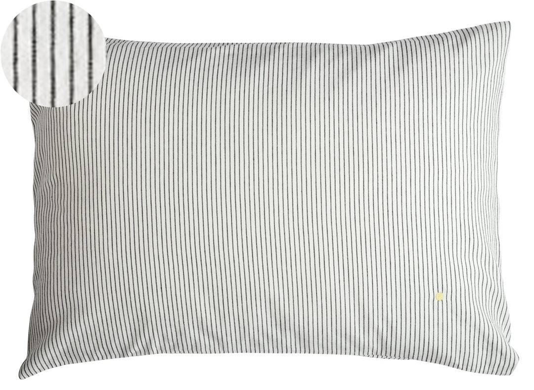 Taie d'oreiller Lonie Caviar 70 x 50
