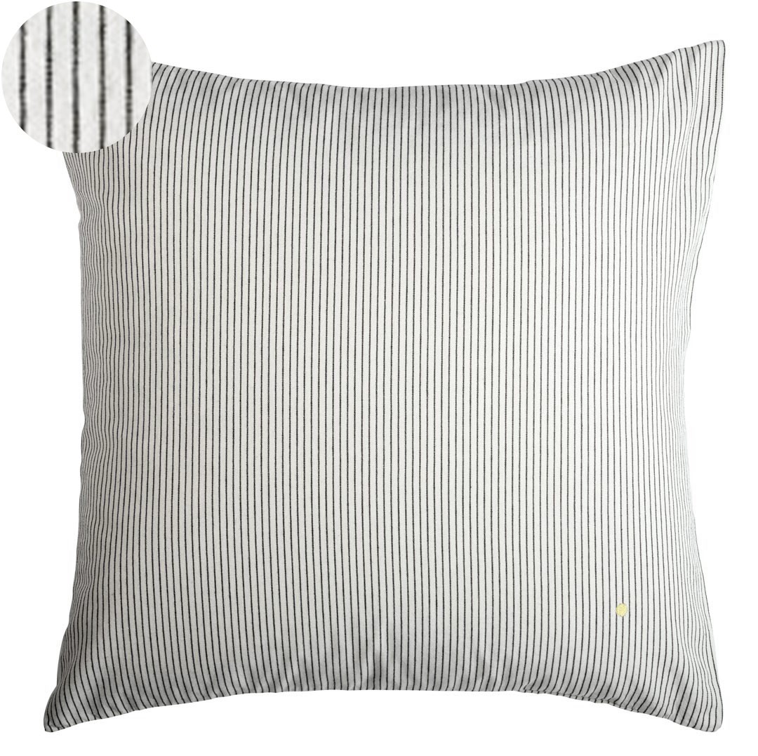 Taie d'oreiller Lonie Caviar 65 x 65