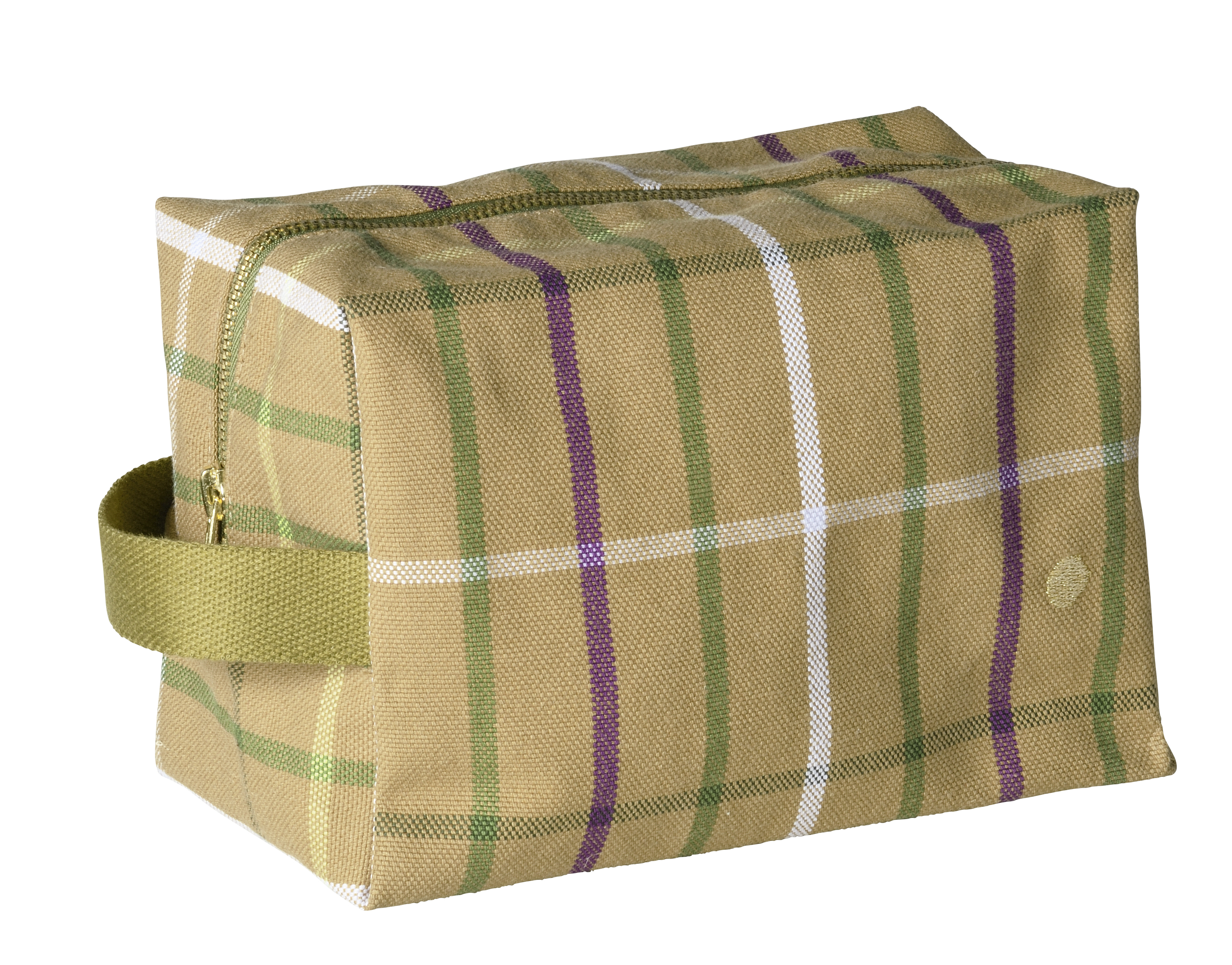 Trousse cube Scotty Marron L 14 x 22 x 11