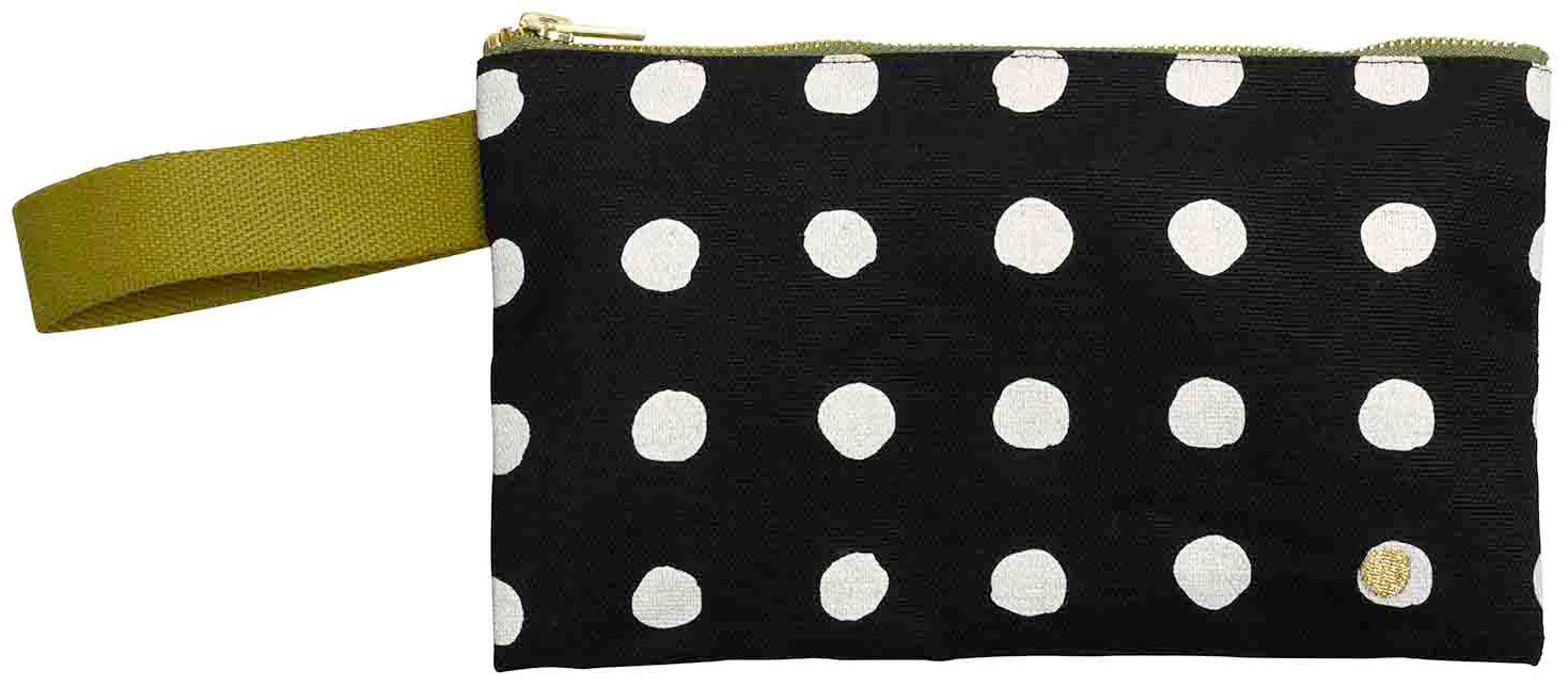 Pochette anse Mia Caviar 14 x 24