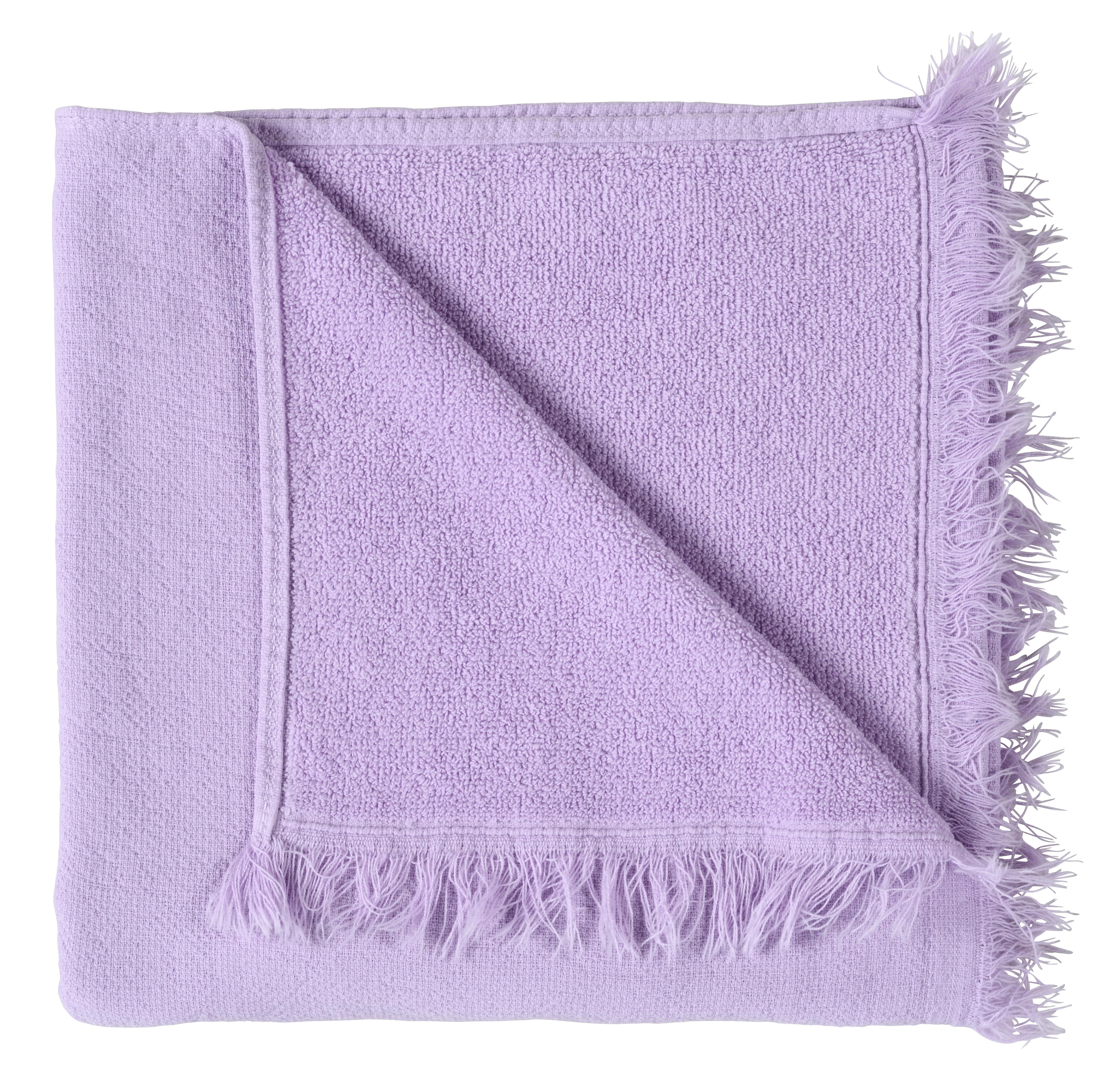 Serviette de toilette Luna Lilas 50 x 100
