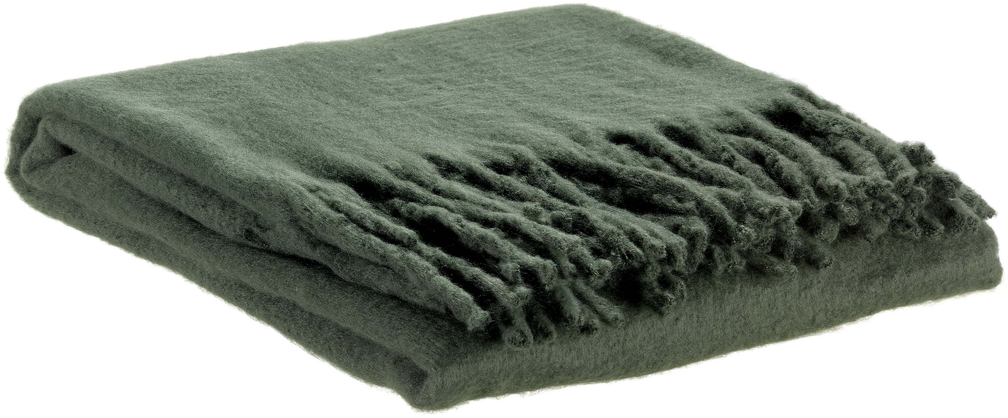Plaid recycl Isabel uni Sapin 130 x 160