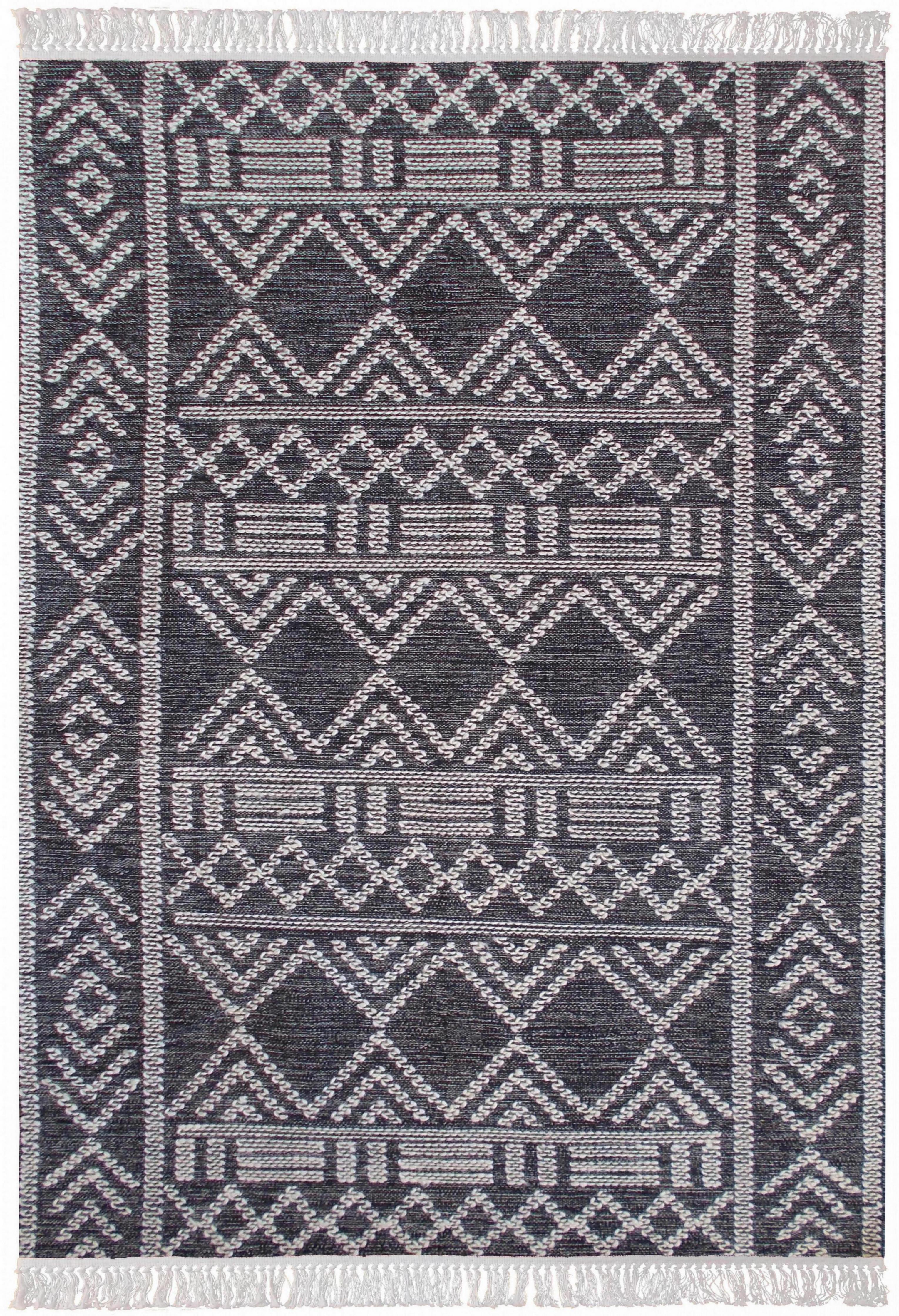 Tapis Mas Charbon/ivoire 190 x 290