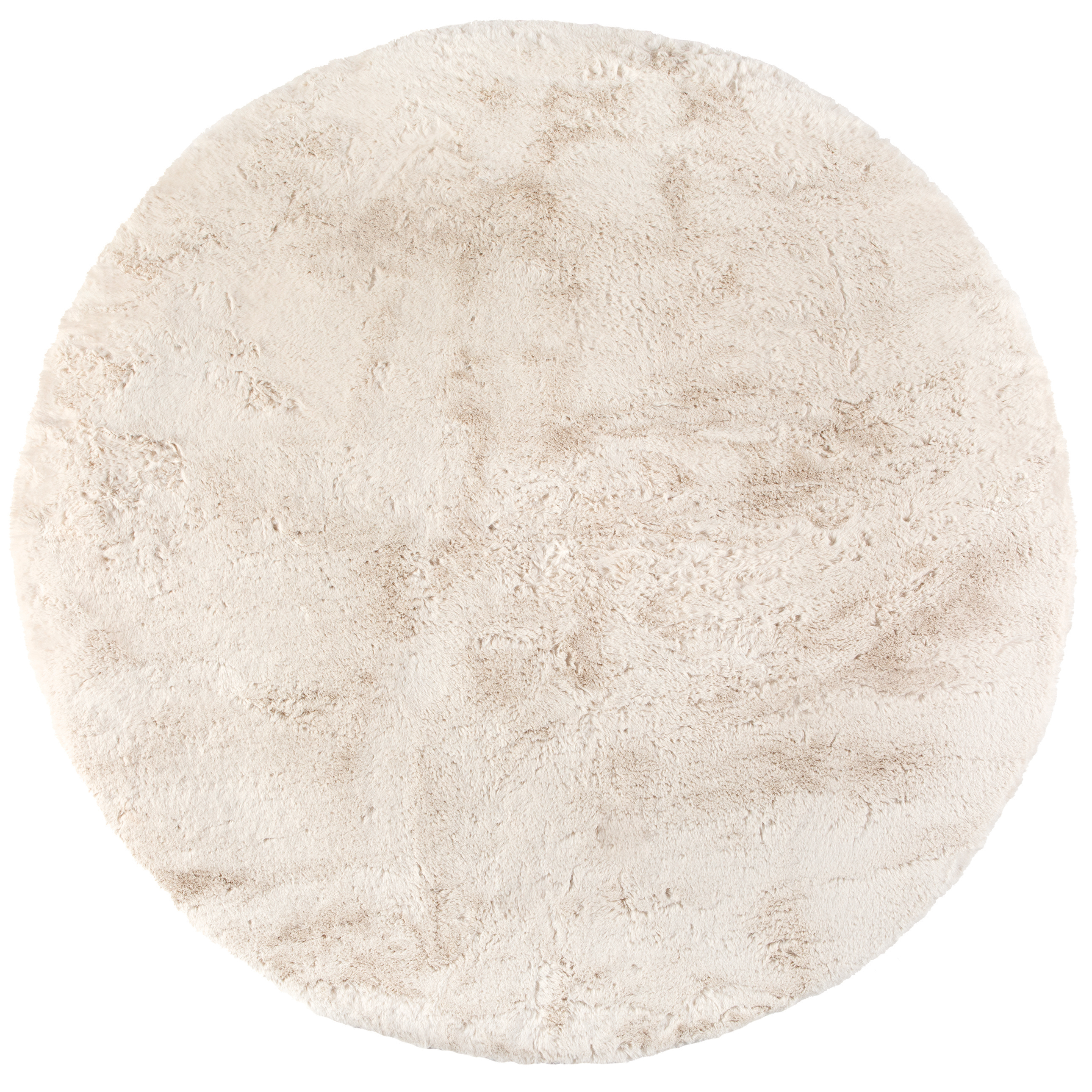 Tapis Eddy Ivoire diamtre 160 cm
