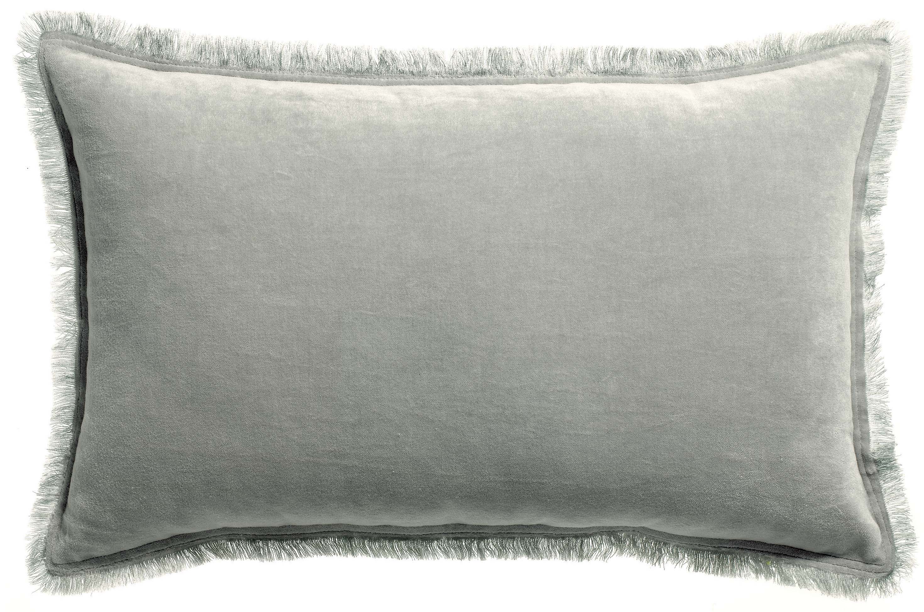 Coussin uni Fara Perle 30 x 50