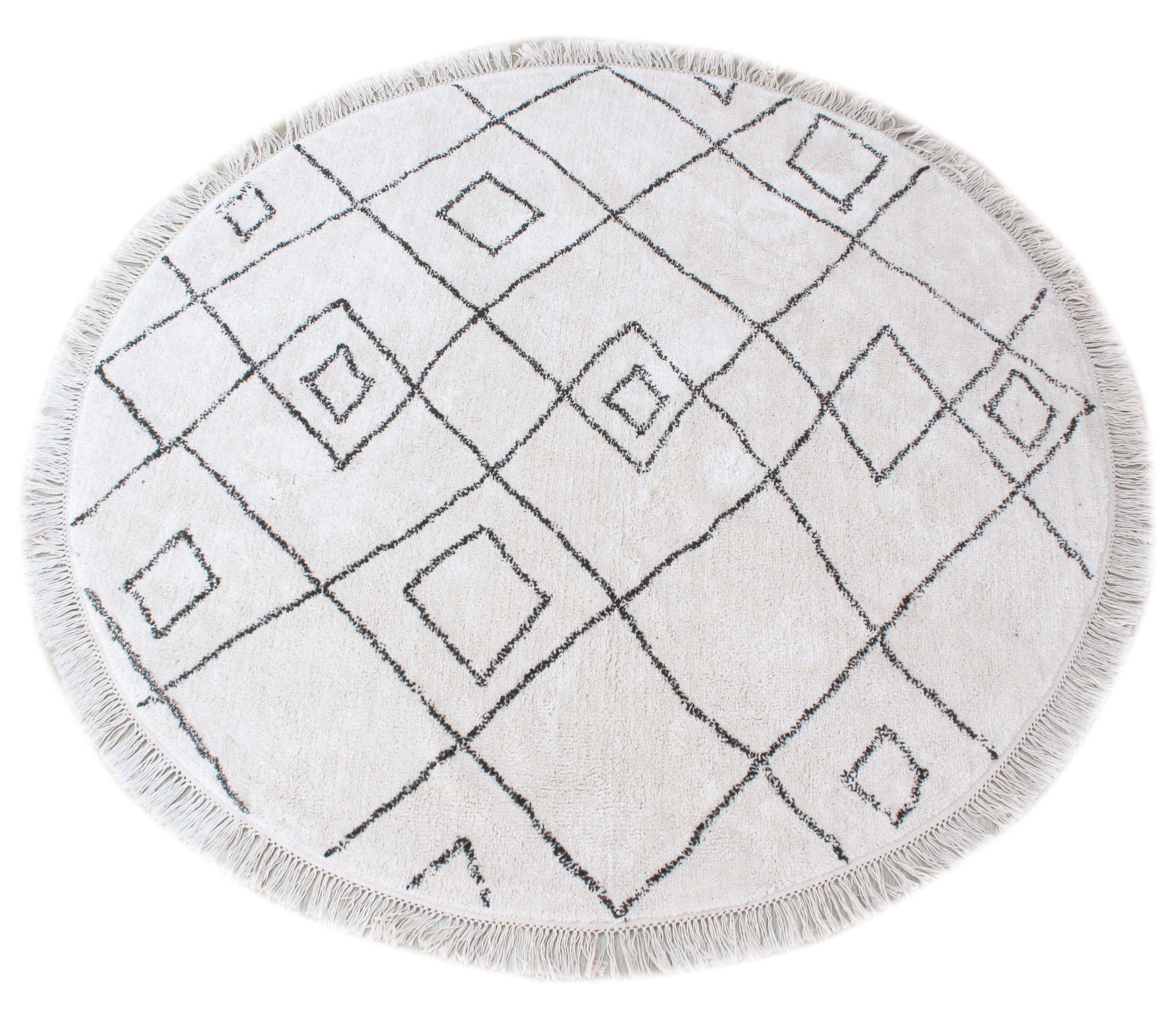 Tapis Ervin Ivoire/taupe Diamtre 160