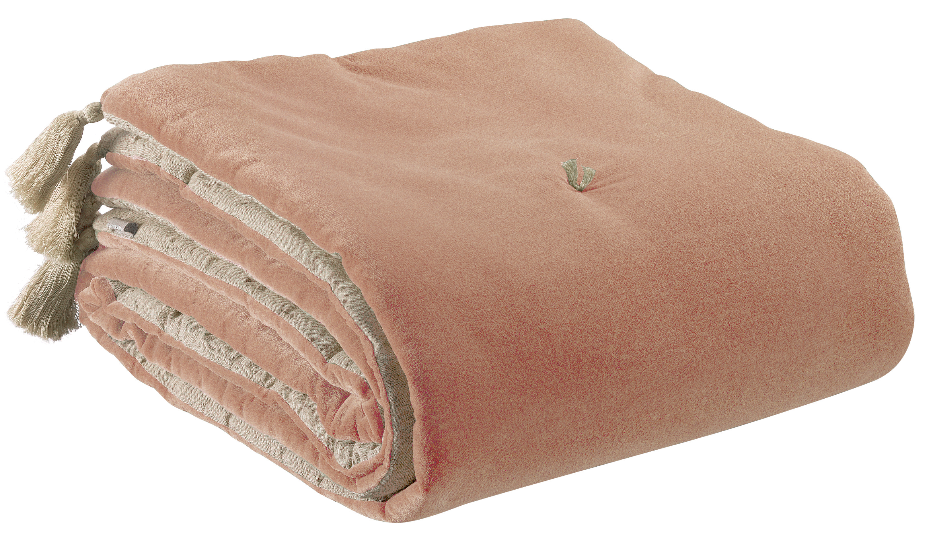 Edredon pompons Elise Epice 80 x 180