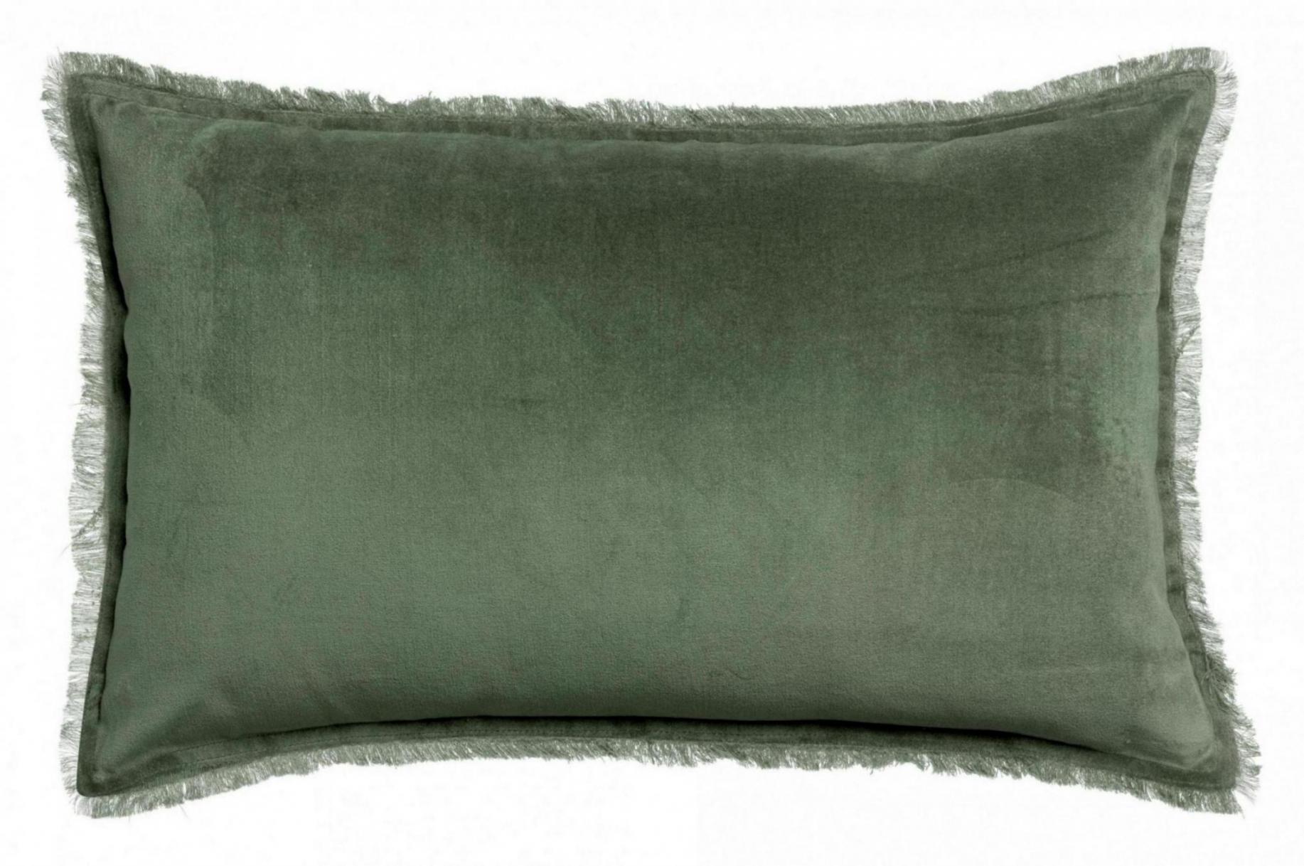 Coussin uni Fara Thym 40 x 65