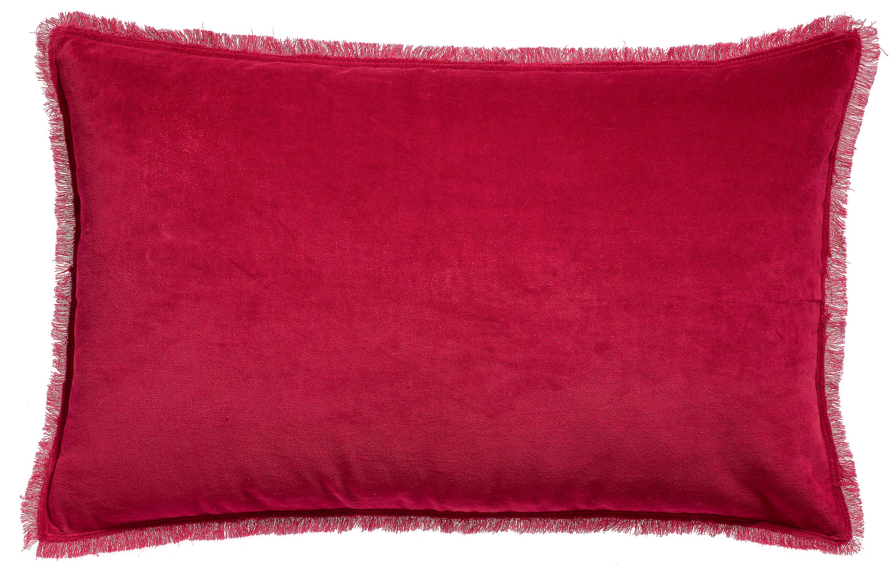 Coussin uni Fara Rubis 40 x 65