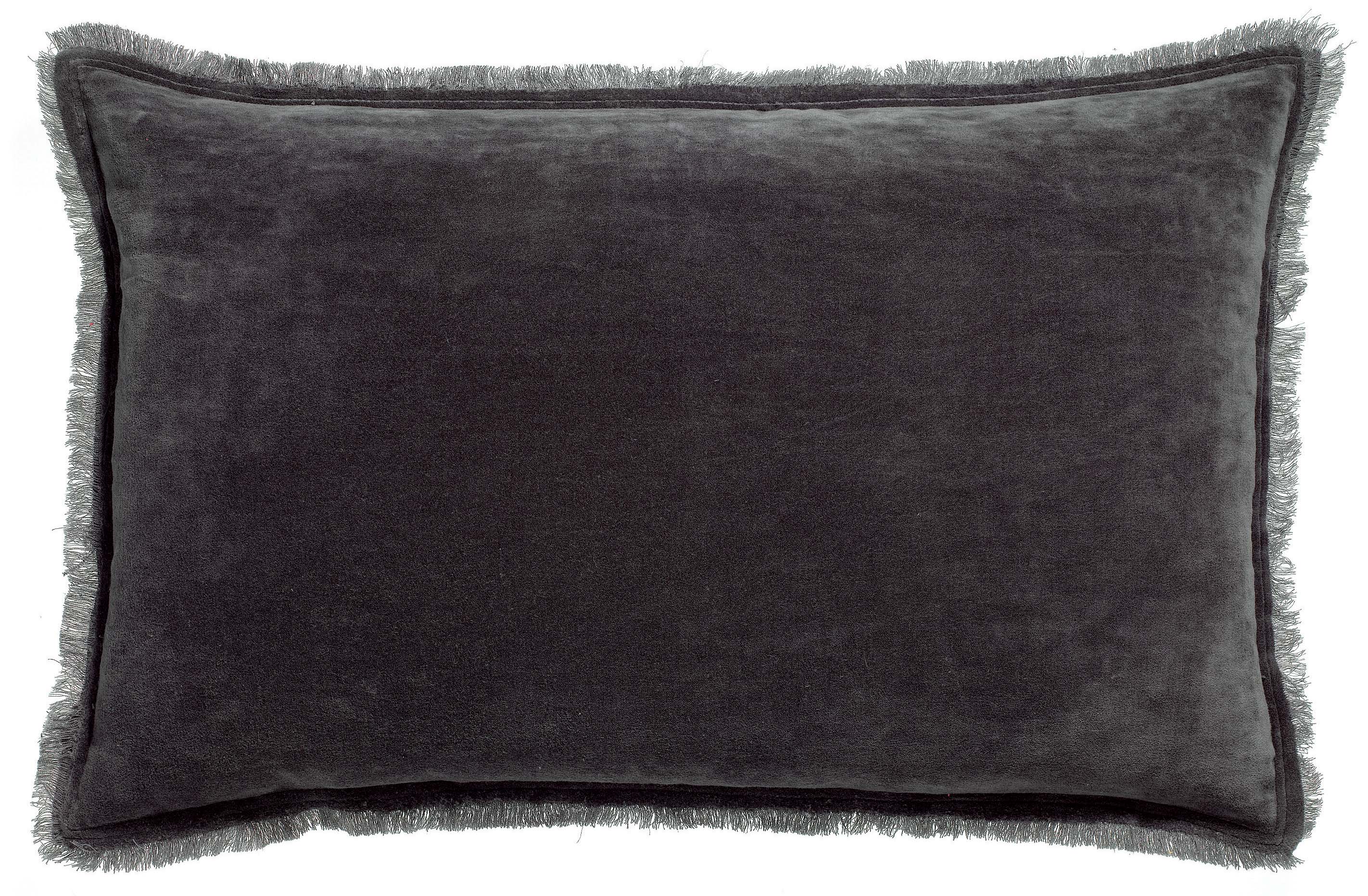 Coussin uni Fara Ombre 40 x 65