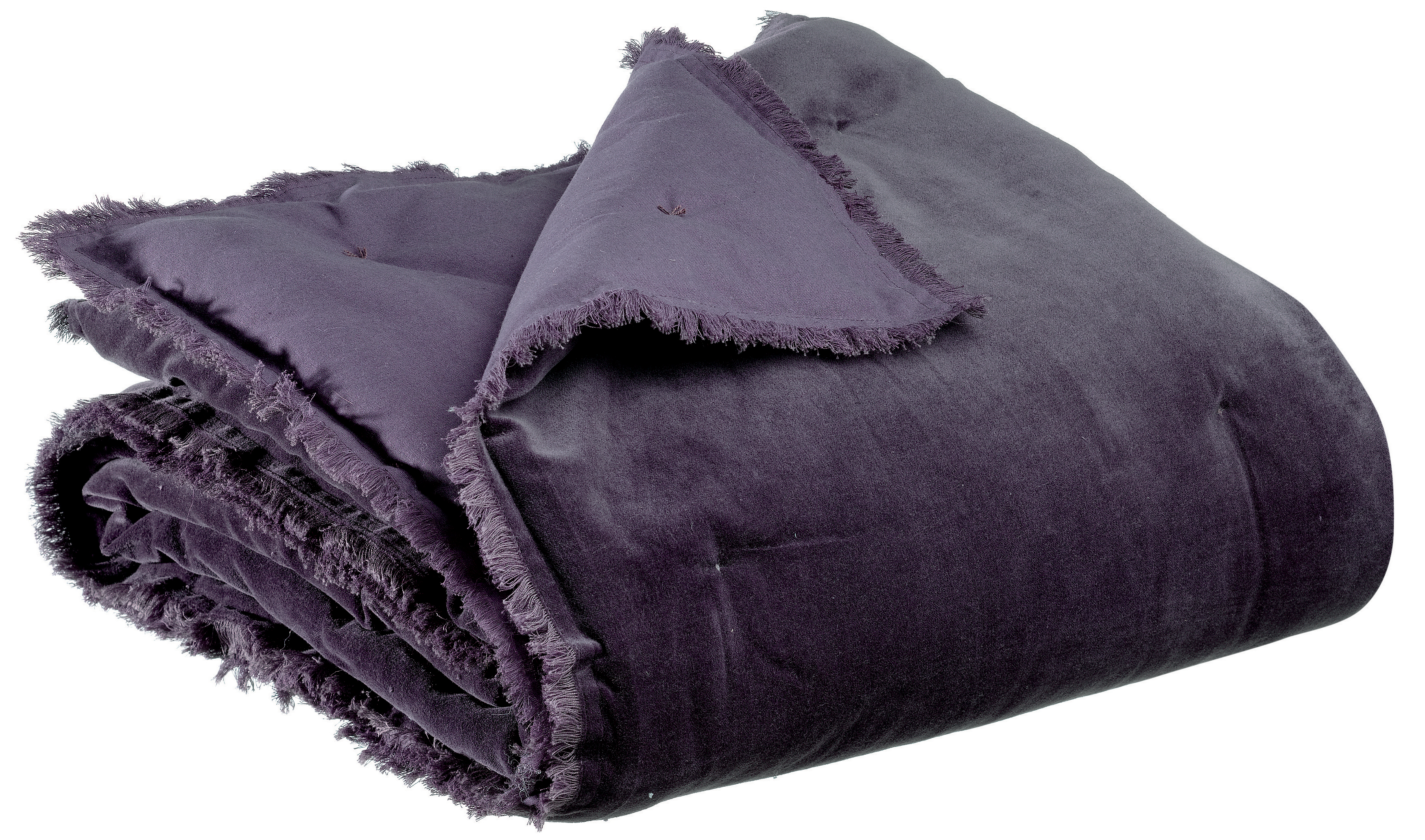 Plaid uni Fara Raisin 135 x 200