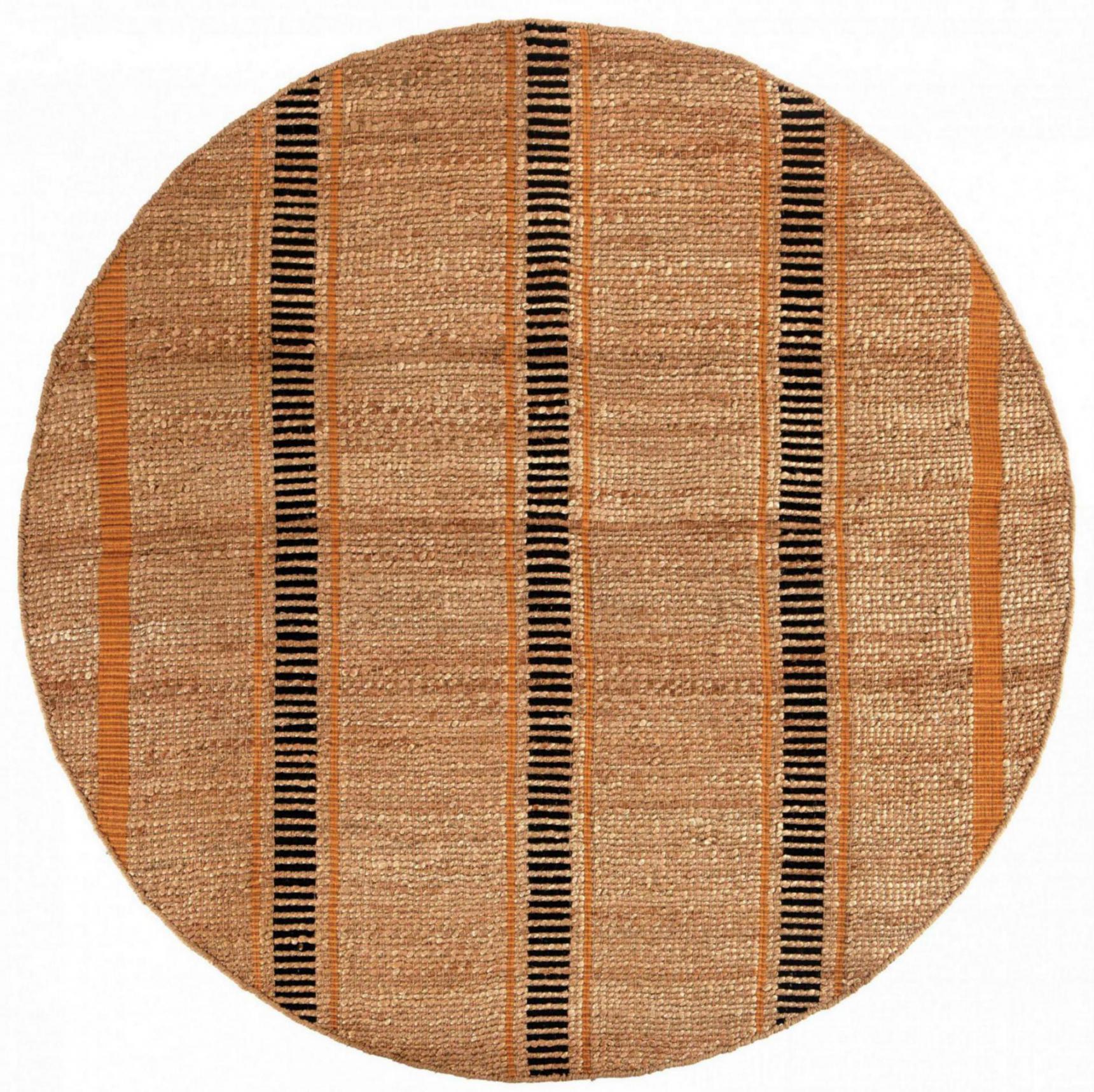 Tapis Eden Ocre diamtre 160