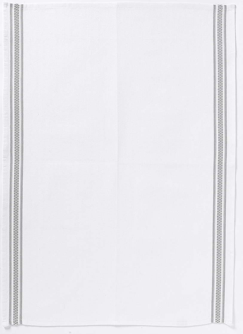 Torchon Damier gris  50 X 70