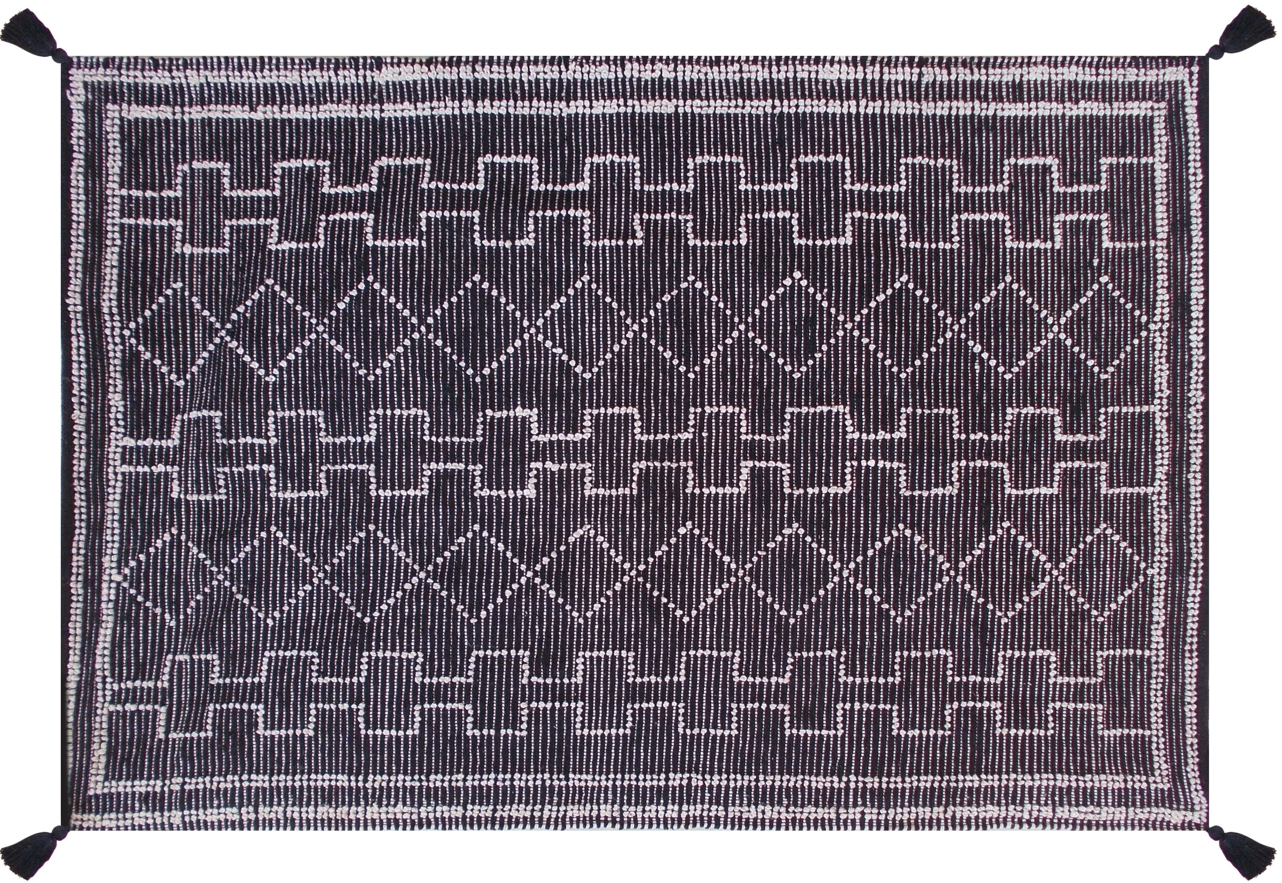 Tapis Gimie Charbon/ivoire 190 x 290