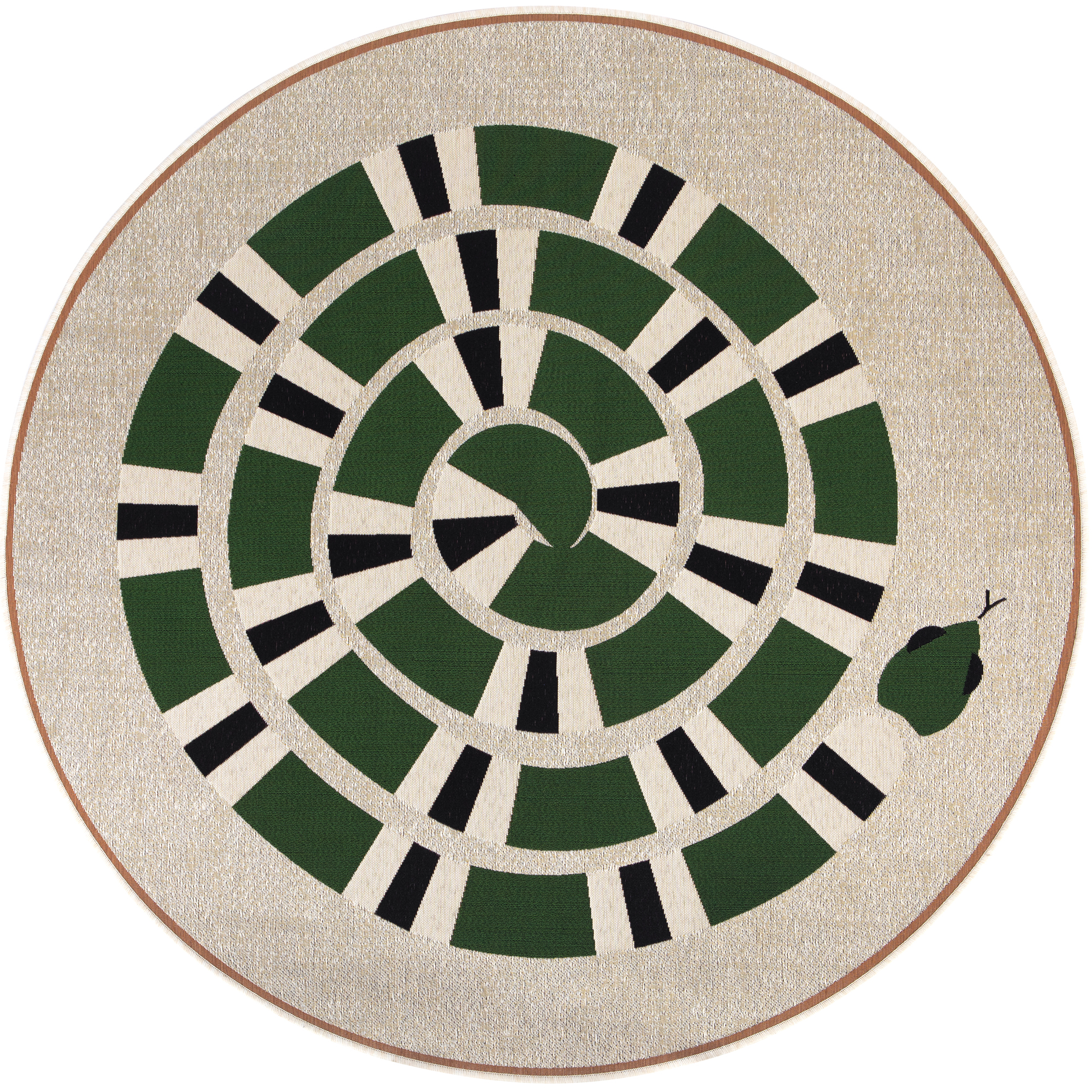 Tapis Yoka outdoor Naturel Diamtre 160 cm