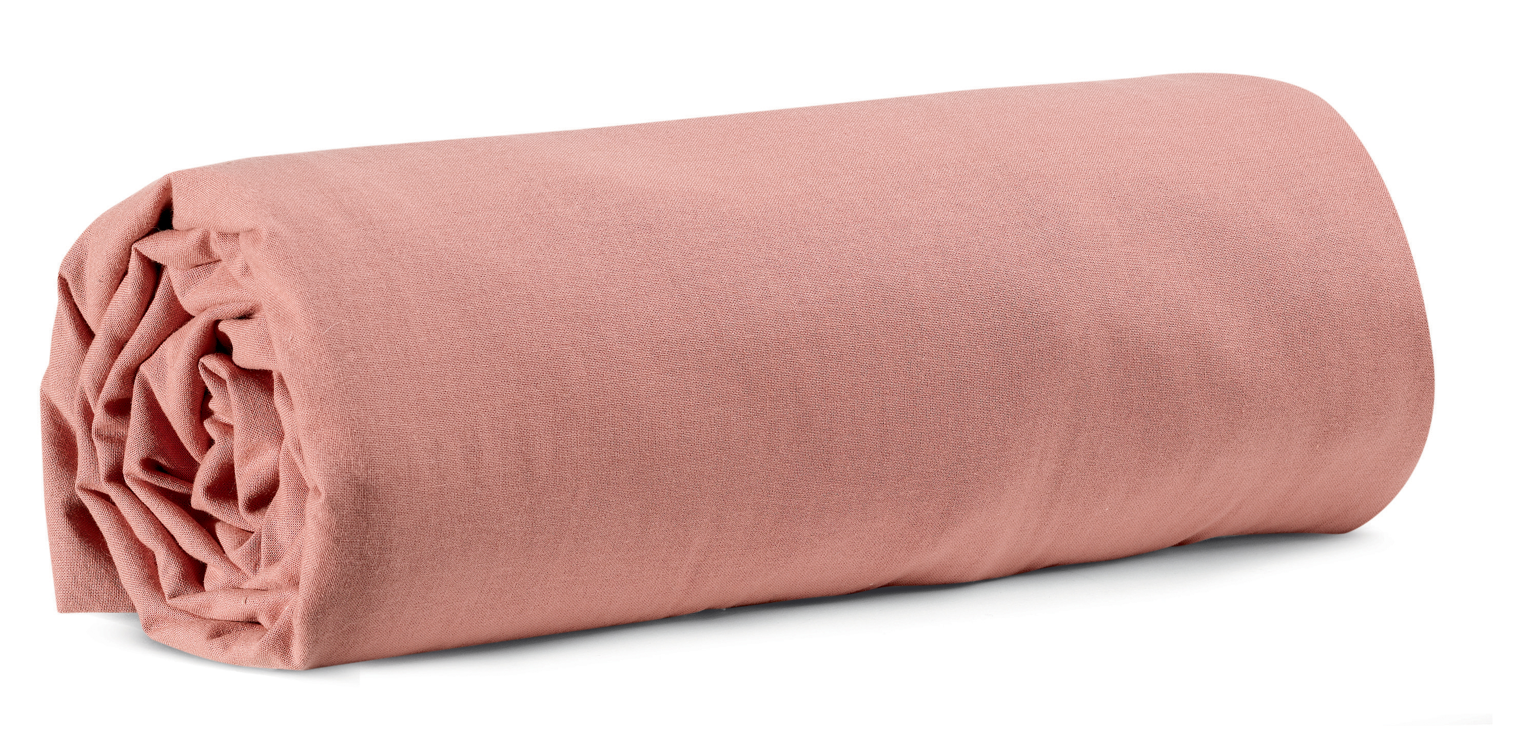 Drap housse Calita Blush 140x190 bonnet 30 cm